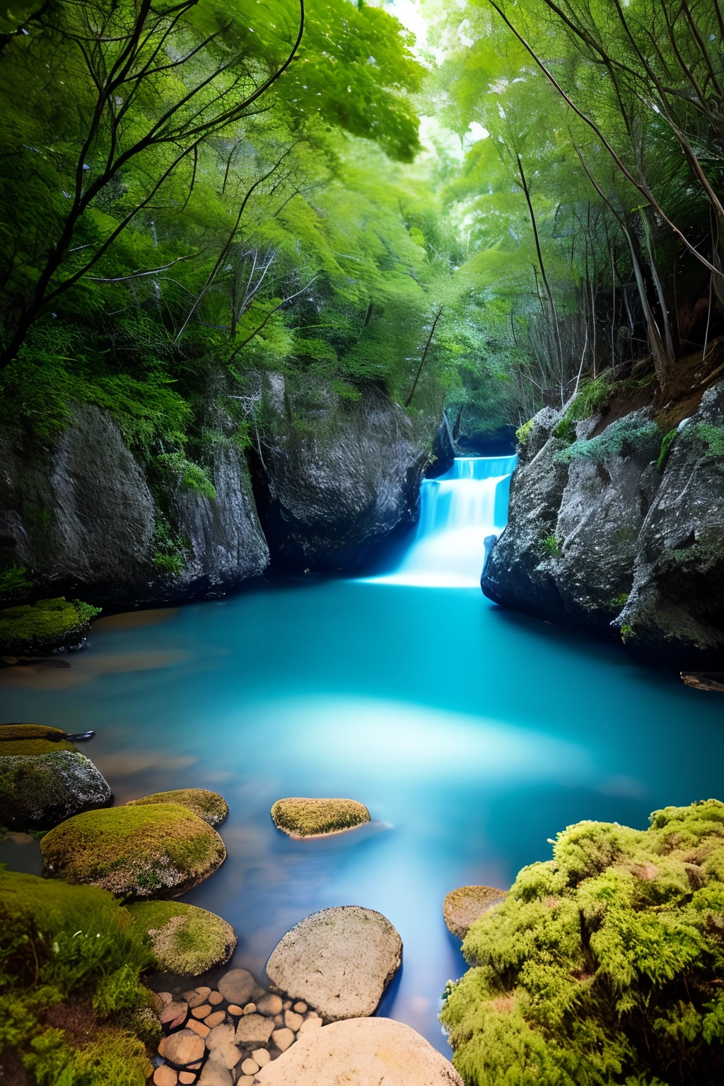 obra-prima, melhor qualidade, alta qualidade, papel de parede 8k extremamente detalhado da unidade CG, uma cena encantadora e sonhadora de uma floresta de fantasia, with tall trees, cogumelos brilhantes e a entrada de uma caverna escondida por gravetos, creating a sense of mystique and enchantment, Artistic Station, digital illustation, intrincado, trend, pastels colors, Bokeh, profundidade de campo, HDR, flor, chromatic aberration, fotorrealista, extremamente detalhado, trending on ArtStation, trend at CGSociety, intrincado, alto detalhe, dramatic, arte no meio da jornada
