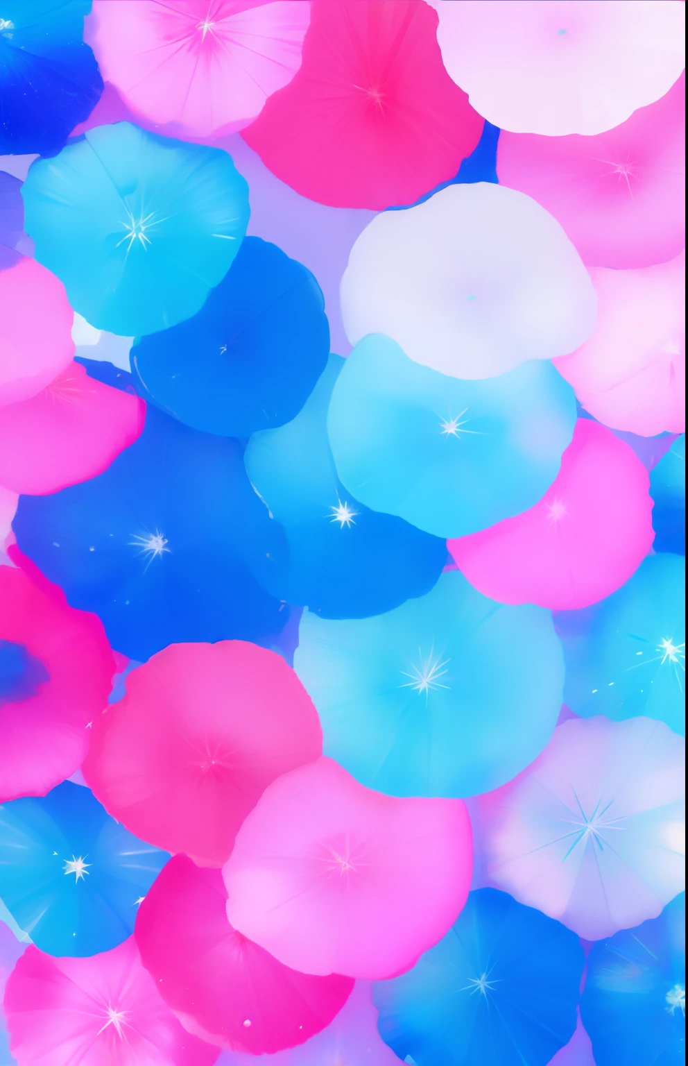 Kizi,short- sleeved,universe background,the detail,High gloss,blue colors,In pink,cyan colors,red colour