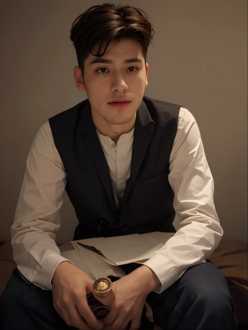 Realistic, 8k, 1boy, character with awesome hairstyle