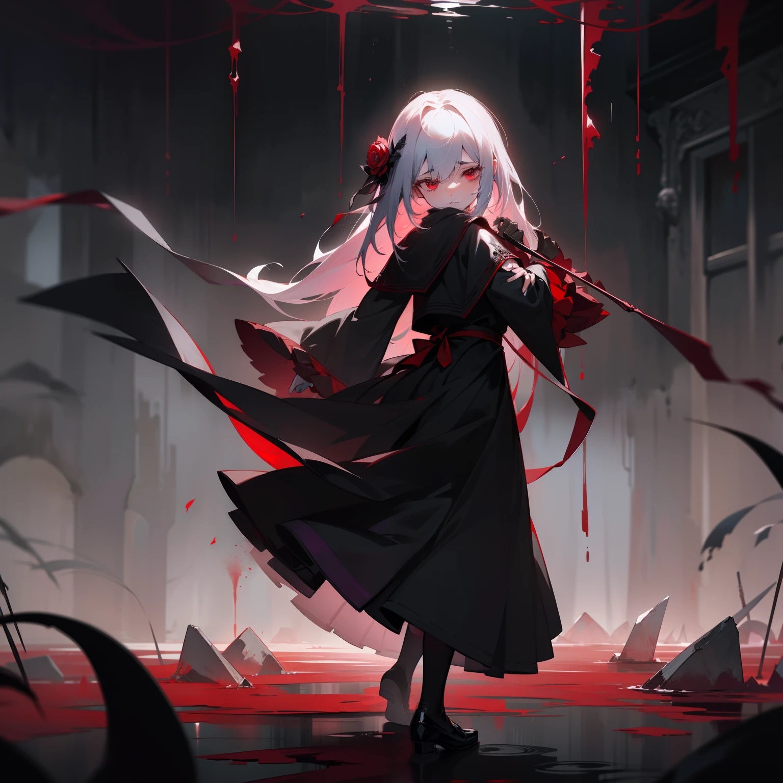 Deep Darkness、Sea of Blood、Dance of Death、Forgotten memories、The end of the silent。In a labyrinthine mind、Endless Sorrow、Withered rose、Lead color and crimson despair。