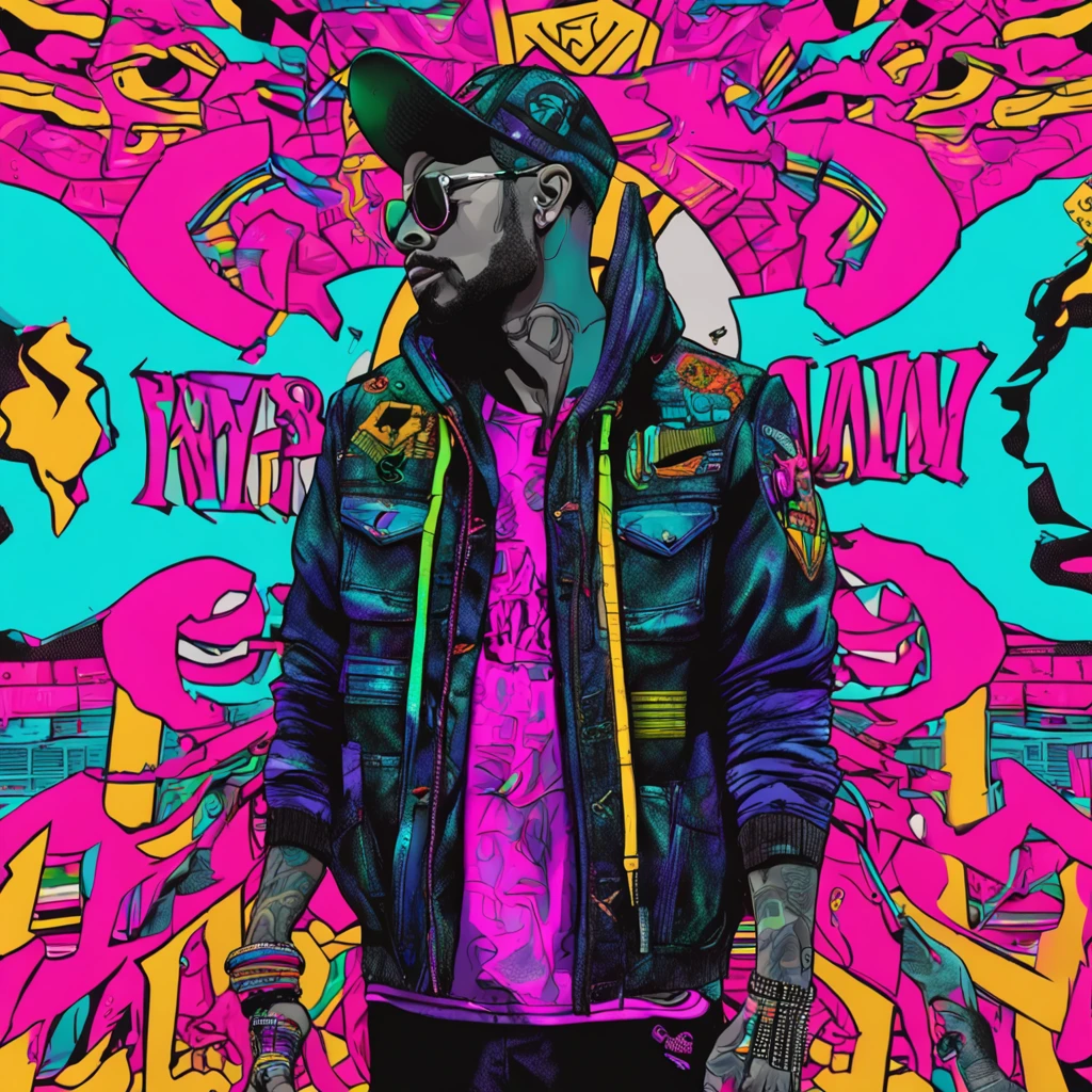 ((melhor qualidade)), ((obra-prima)), ((realista)) and ultra-detailed photograph of a 1nerd man with gothic and neon colors. Ela tem ((cabelo turquesa)), usa uma jaqueta techwear e exala uma vibe ((Beautiful and Aesthetic)), sexy, Peitos Inferiores, hot