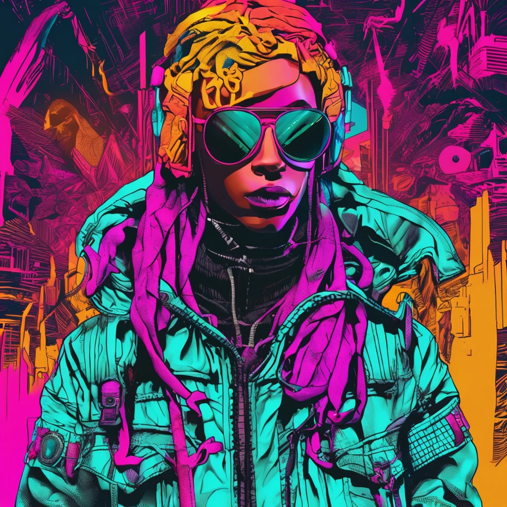 ((melhor qualidade)), ((obra-prima)), ((realista)) and ultra-detailed photograph of a 1nerd man with gothic and neon colors. Ela tem ((cabelo turquesa)), usa uma jaqueta techwear e exala uma vibe ((Beautiful and Aesthetic)), sexy, Peitos Inferiores, hot