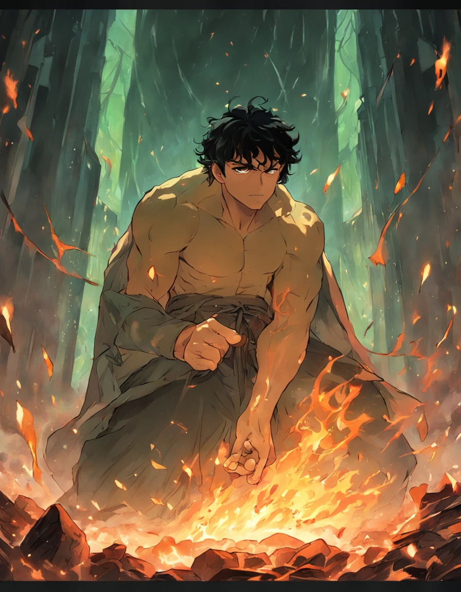 depiction of the hulk (marvel) in the lord of the rings, he's playing Frodo casting the one ring into the fires of mt doom