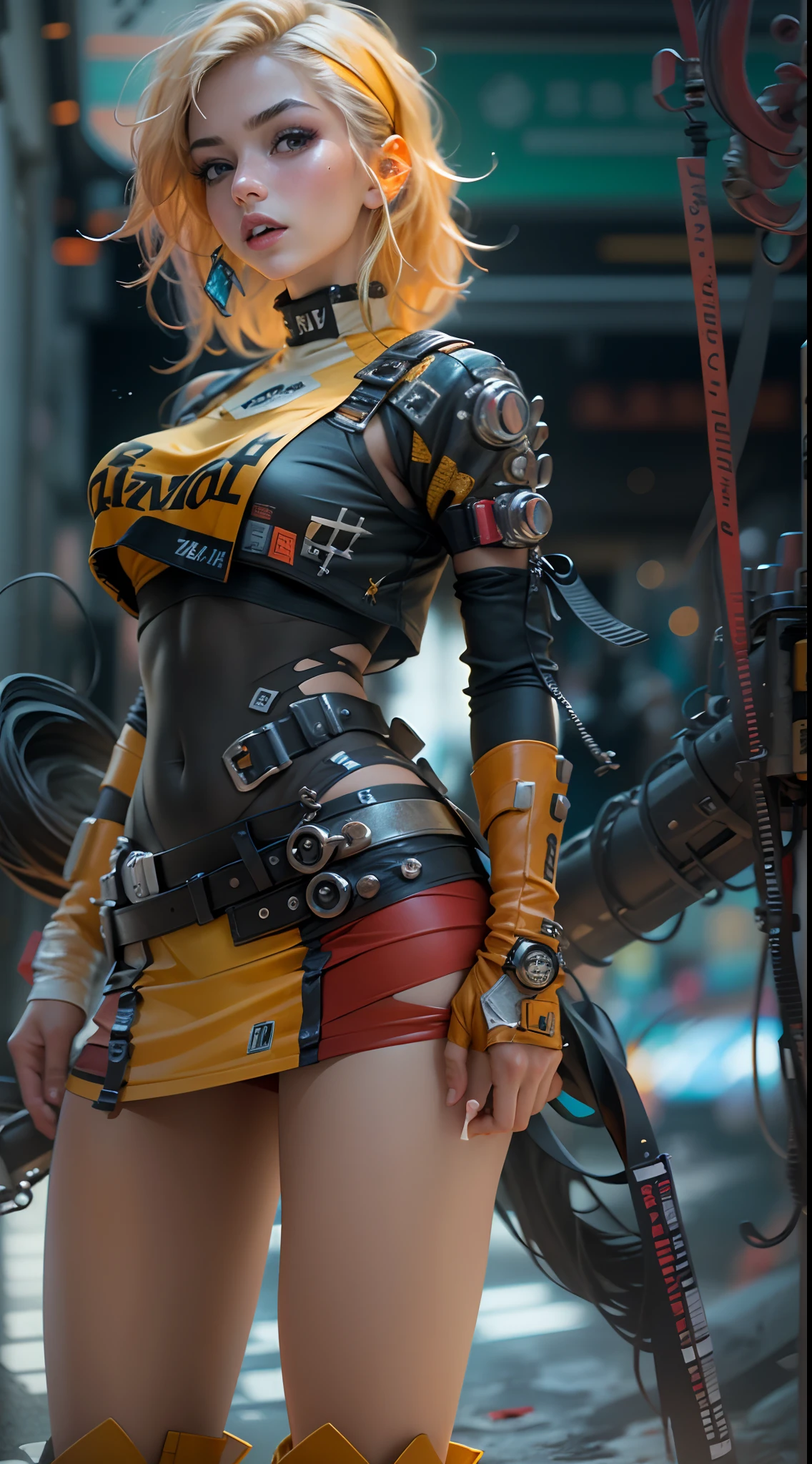 Bike Motocycle mercury Gold Divine mature female synthetic Armored Suit GSDF cyborgs "full-body prosthesis" augmented-cybernetic strange Urban sundrop chaos Scene transparent "Motoko Kusanagi" contre-jours "Heavy Metal" Devastating Will-o'-the-wisp war cyberpunk battle "luis Royo" jukebox Commander African Goddess dazzling slow-motion walk Cosplay "Tina Turner" Major decorated "Scarlett Johansson" Pilots "Batou Shirow's" Cowboy emblem "Ghost_in_the_shell" Fancy Vivid Yellow écusson key sunLight intricate luminescence volumetric:2 ultra:2 pro-Photorealistic:2 optimaux:2 quality:2 details:2 precise:2 reflex:2 max:2 resolution:2 perfection graduates:2 nettetés improved:2 Octane-rendues:2 opengl-shaders:2 UHD XT3 16K DSLR HDR UnrealEngine5 ombres profondeurs:2 analogiques color-coded 3DCG cgi vfx sfx fkaa txaa rtx ssao Symmetrical Body Athletic hairstyle bangs extatiques Tanned Skin Face sensuel Effects Cheekbones Glushing Embarrassed eye-liner saphirs saturate beaux dark eyes black pupils brown iris lazulis turquoise open mouth teeth obvious smiles Floating Jacket Fixed Eccentric Cape onyx Shoulders-Off Shirt Lace Clavicles White Papillotes embroidered breasts varied pointed satin bikini corsait navy thick leathers felt skirts matching ample swinging spinels navel waist belt-chastity padlock Gold silver agate pubis bristles scarlet pubis-hairy indigo underwear Snap garters thighs legs gothic stainless steel boots fleuraison incandescentes CGSCOSITY toys Cristallines Truck Mecha robot magic heart hearth rubis invoques Tachikoma (EOS R6 135mm 1/1250s f/2.8 ISO400):2 fullbodye Mécanisés adaptable Canon-ion flash blow glow mannequins dramatic opale Saber straight fully dressed armor heavy chrome metallic flat rune lava bands helmet-antenne Tourmaline glyphes plasma brasses cuivres chef-d' equirectangular background 360 Earth outdoor engravings tattoo (par Michelangelo) Bruce Weber girls varied nsfw etc.