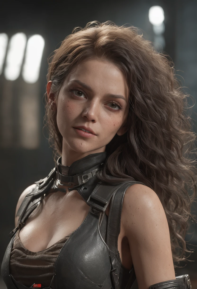 (professional 3d render:1.3) af (Realistic:1.3) most beautiful artwork photo in the world,Features soft and shiny female heroes, ((Epic hero fantasy rough muscles wet hero angry look long hair and ferocious expression in dynamic pose, Fantastic location, Majestic cluttered environment)), Full body 8K unified rendering, action shot, skin pore, very dark lighting, heavyshading, Detailed, Detailed face, (vibrant, photograph realistic, Realistic, Dramatic, Dark, Sharp focus, 8K), (Old leather garments damaged by weathering:1.4), ((((Wear fur)))), (Intricate:1.4), (Highly detailed:1.4), Digital painting, rendering by octane, art stations, concept-art, smooth, Sharp focus, illustration, Art germ, (loish:0.23), wlop ilya kuvshinov, and greg rutkowski and alphonse mucha gracias, (Global illumination, Studio light, volumettic light), heavy rain, particles floating, lotr, fantasy, full bodyesbian, ((Dark and ancient city background:1.3)),CGSesociety,art stations