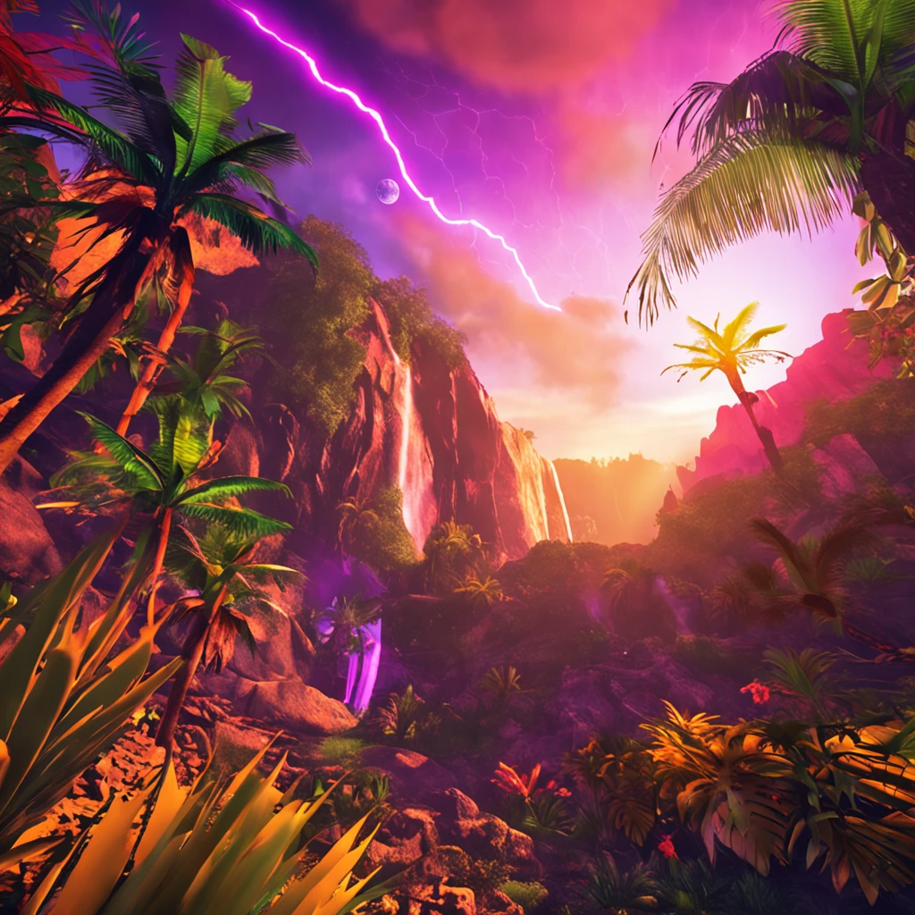 montanhas tropicais exoticas a luz do sol
