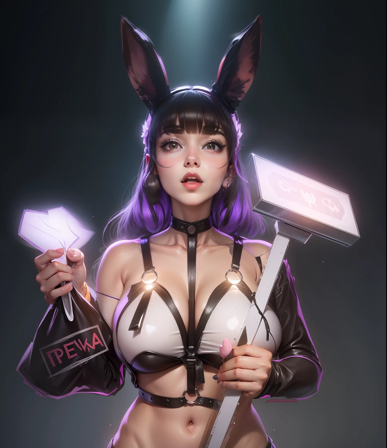 Woman! Bunny ears