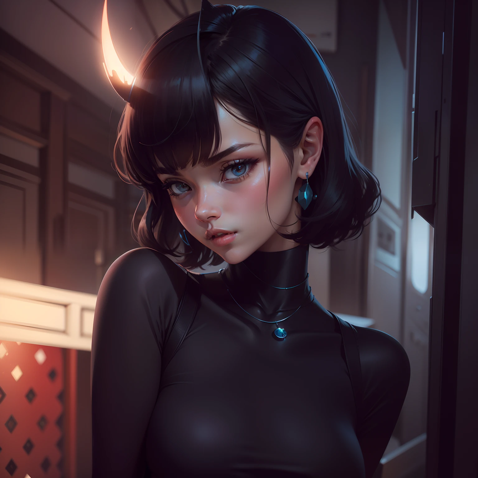 anime, garota, Chifres, Chifres, Chifres, Chifres, Chifres, Chifres, Chifres, Chifres, Chifres, Chifres, Chifres, Chifres, Chifres, Chifres,, Illya Kuvshinov, Estilo Ilya Kuvshinov, Ilya Kuvshinov. 4 mil, Por Ilya Kuvshinov, estilo de arte : Ilya Kuvshinov, best quality, 4k