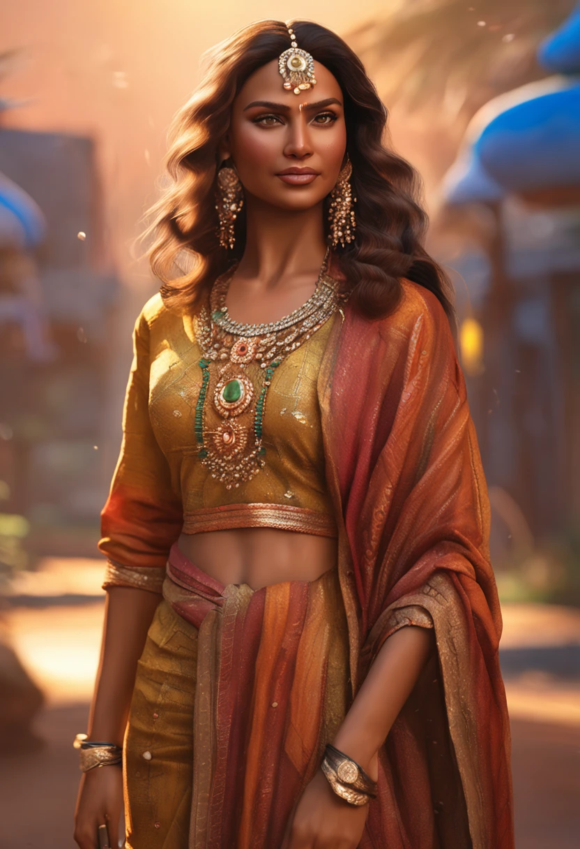(masterpiece), best quality, ultra-detailed CG portrait of a 29-year-old Arab man with double cleft chin and charming dimples taken with an iPhone camera, full body shot, handsome, muscular, (film grain:0.9), high quality.