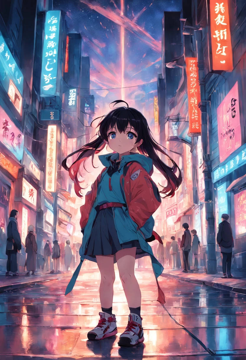 A cool girl but cute personality