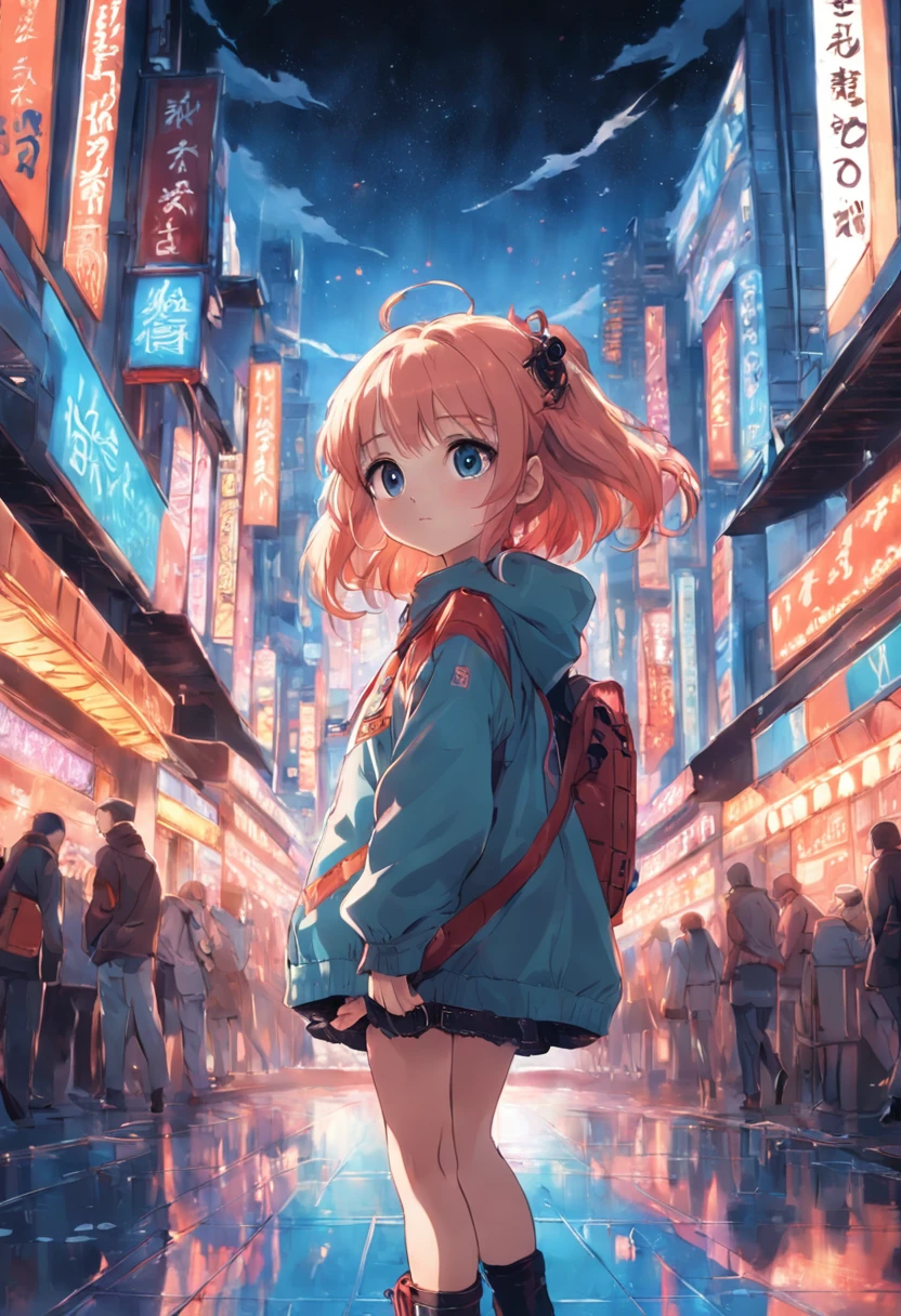 A cool little girl but cute personality