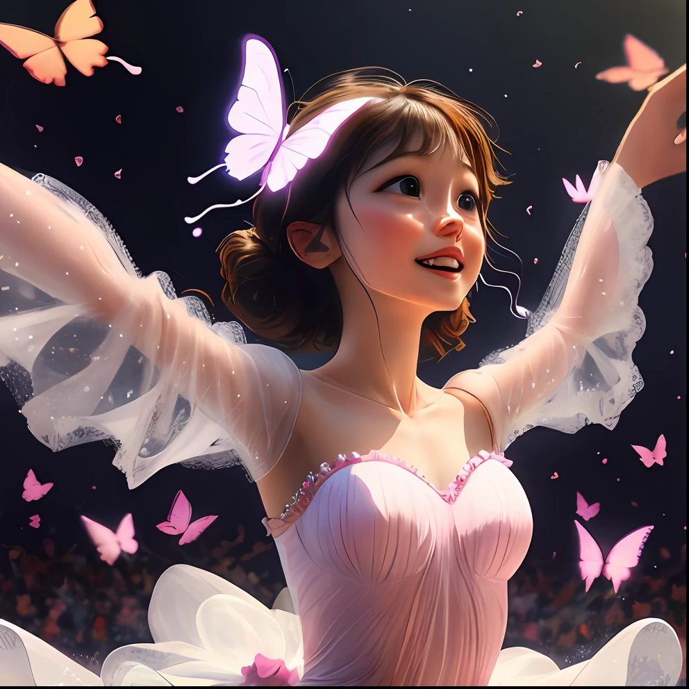 butterfly dancing