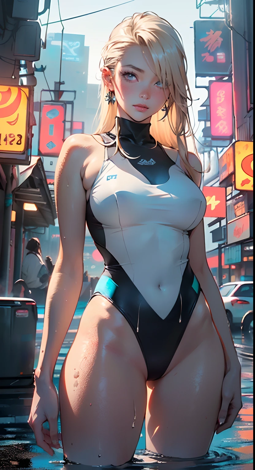 girls swimmers, 2 girls, 2 girls, two girls, multiple girls: 1.5, ((girls, twins with extremely cute and beautiful blonde)), (((twins,equal girls, identic girls,lesbian,lesbians,yuri,kiss,hugs))),
(large breasts:1.4),saggy breasts,(((very light blonde hair:1.35,straight hair,long hair:1.4,colored inner hair,ear breathing))),((heterochromia:1.5,eye1 blue,eye2 green,perfect eyes,upturned eyes:1.3,beautiful detailed eyes,finely detailed beautiful eyes:1,big highlight on eyes:1.2)),((fat)),(((lustrous skin:1.5,bright skin: 1.5,skin tanned,shiny skin,very shiny skin,shiny body,plastic glitter skin,exaggerated shiny skin,illuminated,skin, wet legs))),(spider lower abdomen,narrow waist,wide hip,athletic body,inflated legs,delicate detailed fingers,detailed body,human hands,(detailed face)),
cute,slutty,seductive,erotic,(((nsfw))),
((one-piece_swimsuit magenta,wearing a one-piece_swimsuit outfit:1.3,magenta swimsuit:1.3)),((wet clothes,detailed outfit,detailed clothes)),
(dynamic pose:1.0),embarrassed,(centered,scale to fit dimensions,Rule of thirds),
((((cyberpunk city by the ocean,huge buildings,neon signs,puddles)))),stormy sky,threatening sky,dark clouds,((synthwave background theme,detailed background : 1.25)),((((night,nice lighting decorations,detailed architecture)))),
(best quality,high resolution,sharp focus,ultra detailed,extremely detailed,extremely high quality artwork,(realistic,photorealistic:1.37),8k_wallpaper,(extremely detailed CG 8k),(very fine 8K CG),((hyper super ultra detailed perfect piece)),flawless,(((masterpiece))),illustration,vibrant colors,(intricate),High contrast,Selective lighting,Double exposure,HDR (High Dynamic Range),Post-processing,Background blur,
