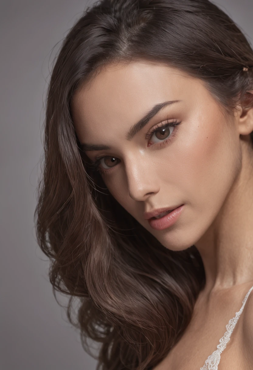 NFSW garota latina americana, 25 anos, cabelo castanho, (garota bonita: 1.3) (cabelo: 1.3) ((Lingerie 1.5)), Textura Facial e de Pele Altamente Detalhadas, (Pose)), (Sedutor)) melhor qualidade, 4k, Canon, a noite, (fotorrealista:1.4), Foto RAW,(authentic skin texture:1.3) ,belos olhos e rosto detalhados, olhos castanhos,((pelos marrons:1.2)) ((corpo inteiro:1.3)) ((cabelos longos:1.2)) ((deitado:1.3)) Realistic, fotografia, real, natural