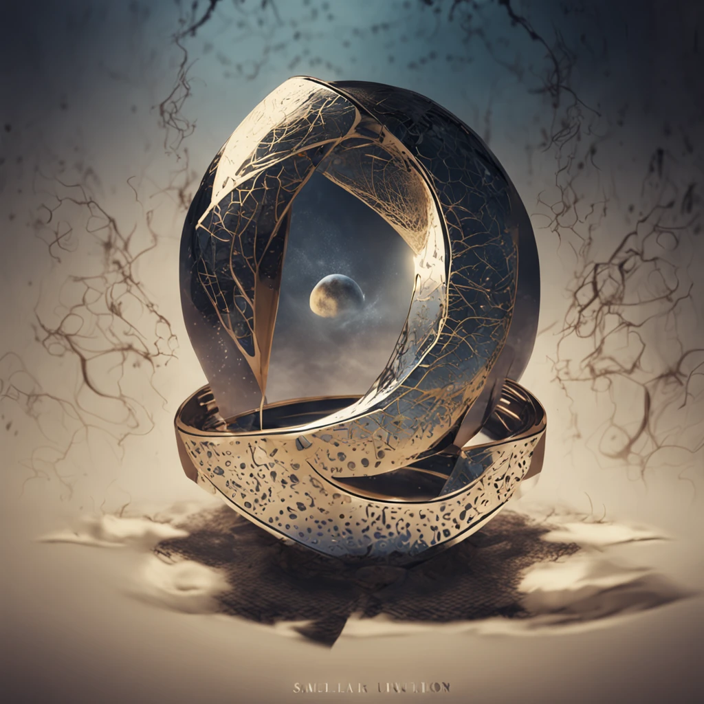 best quality, master part, ultrahigh-resolution, (fotografia realista:1.4), Surrealismo, Semelhante a um sonho,FusionArt, Shadow dancer, magia das sombras, Darkness Control, furtividade, passo da sombra, Umbral spells, hidden blade, Energy, hands, flow , ying yang, abstract, universe, S letter, typhography