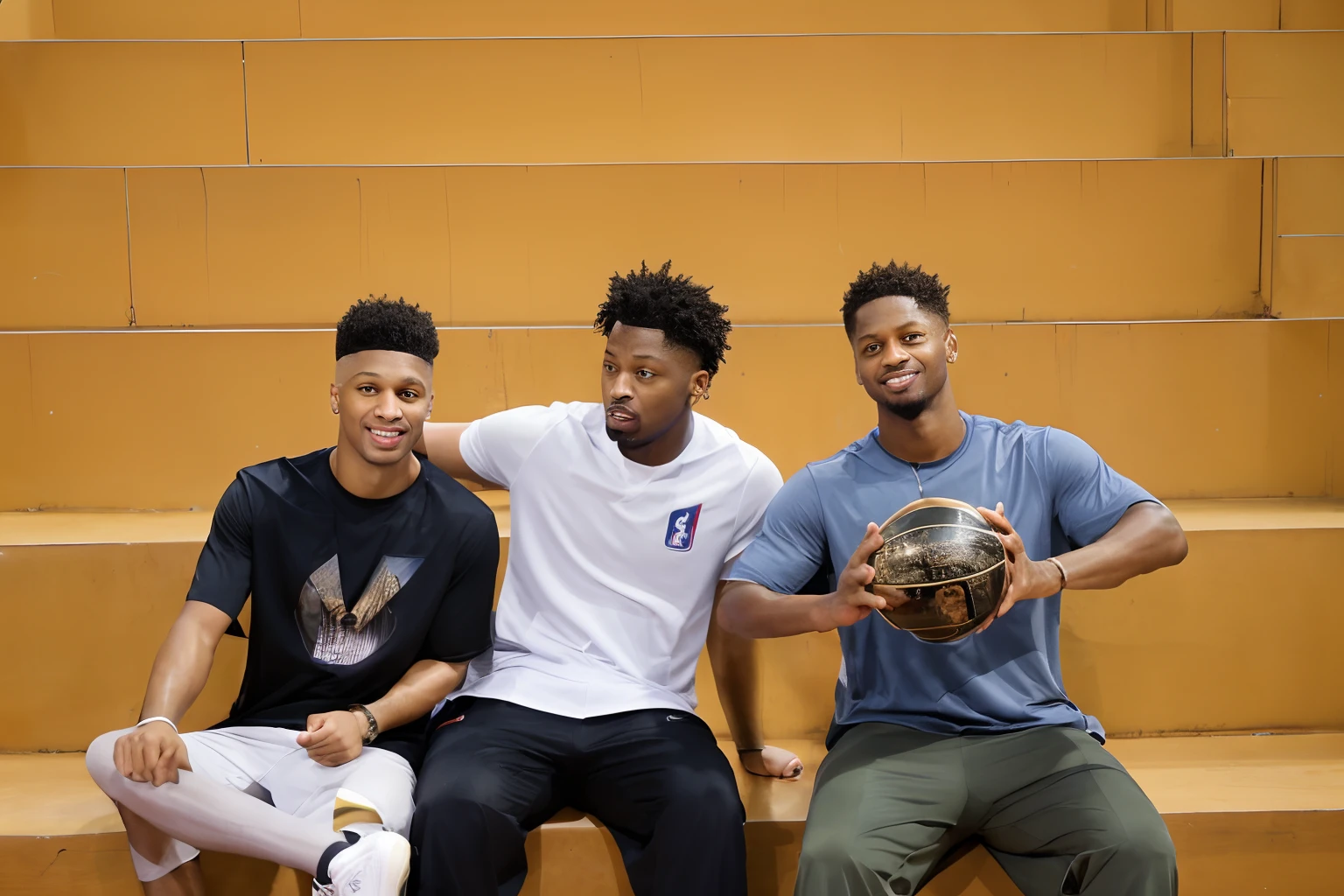Three people,NBA,Wade,James,Bosh,Overall champion,lounge room