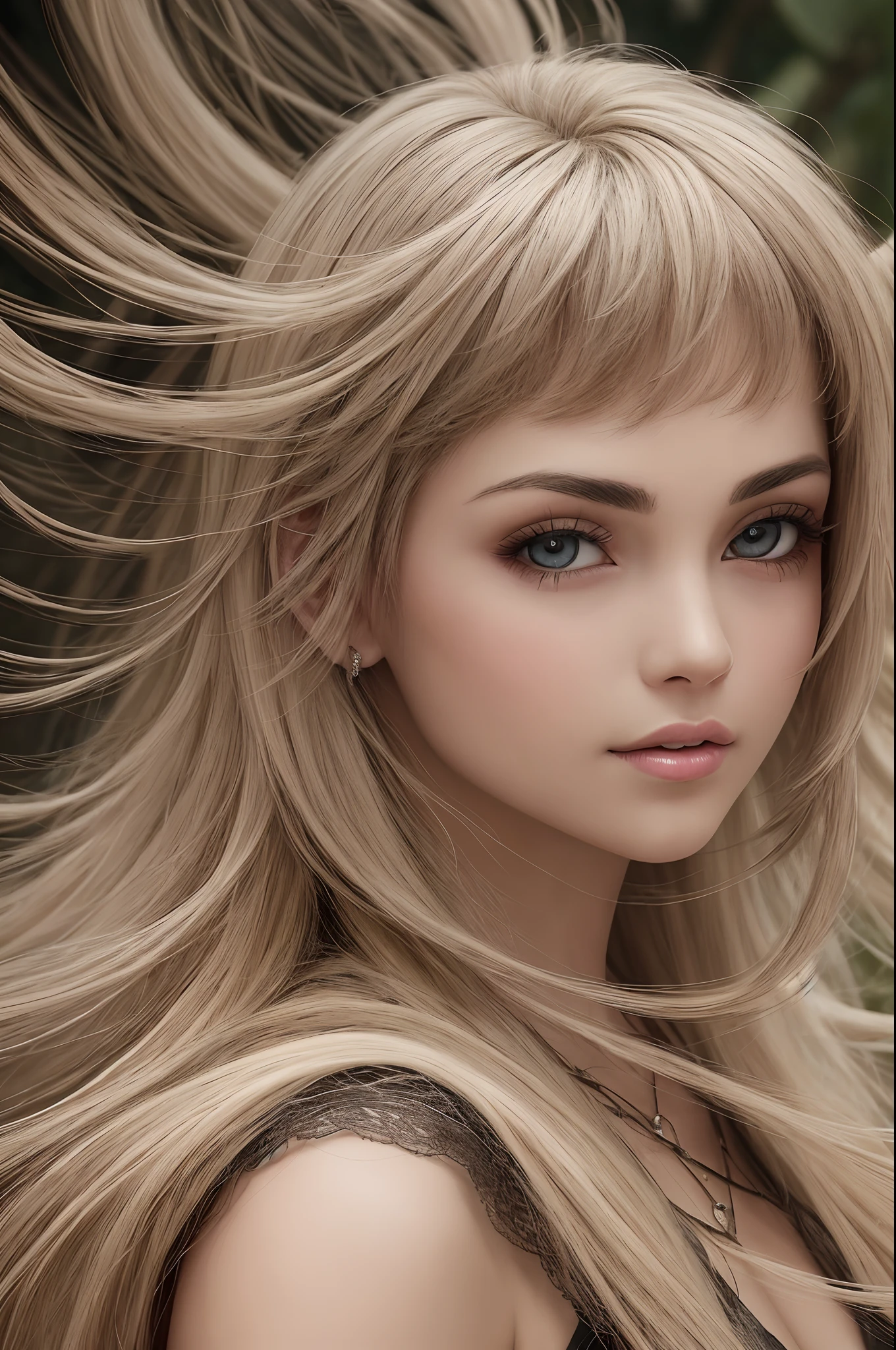 Mulher loira, linda, beleza natural, alta qualidade, HD, Intricado, Realista --auto --s2