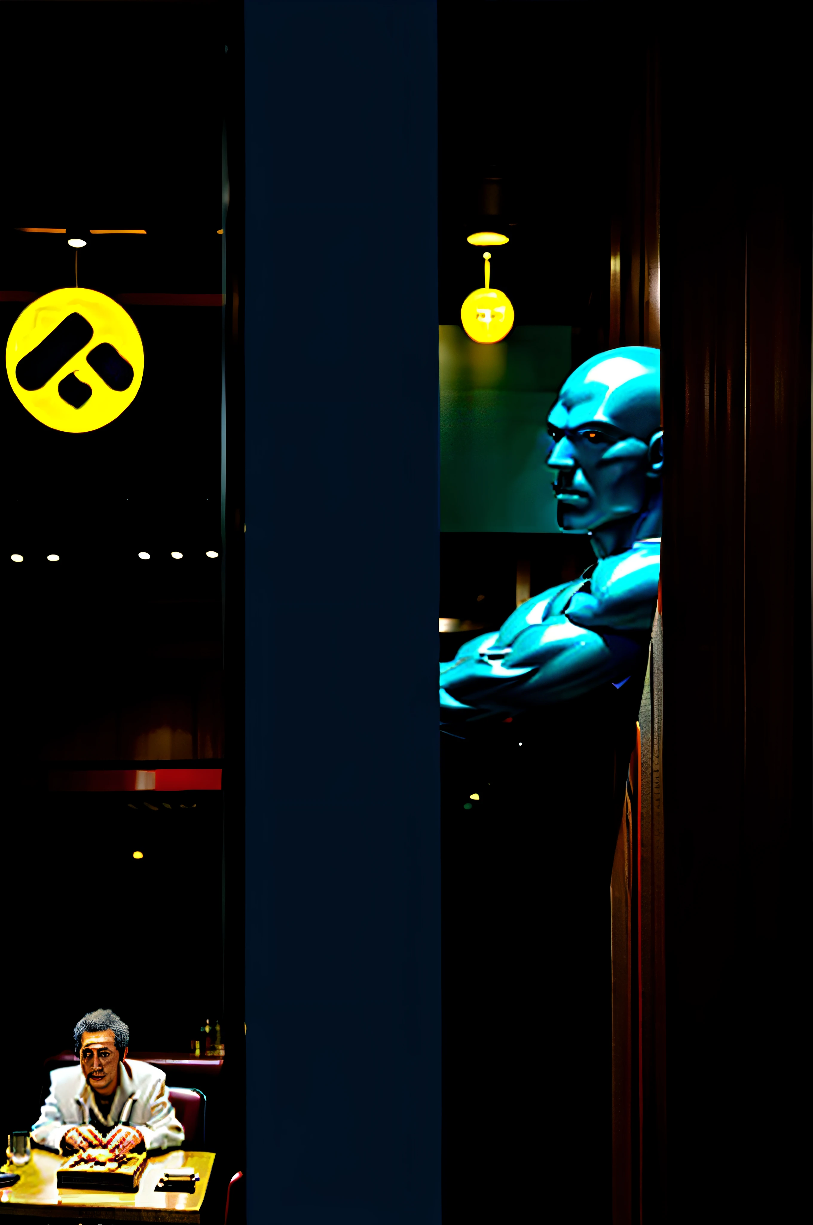 Half man, half machine、The restaurant is authentic
