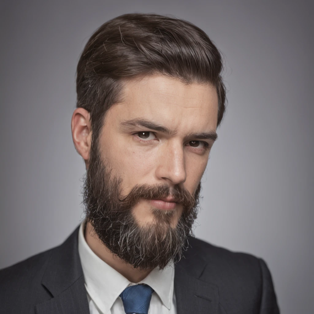 a cartoon man with a beard and a tie holding a cell phone, a character portrait by Hirosada II, reddit, digital art, scruffy man, vinny from vinesauce, scruffy looking, scruffy beard, lance, varguyart style, scruffy facial hair, some beard, very very low quality picture, ernest gary gygax face, sideburns