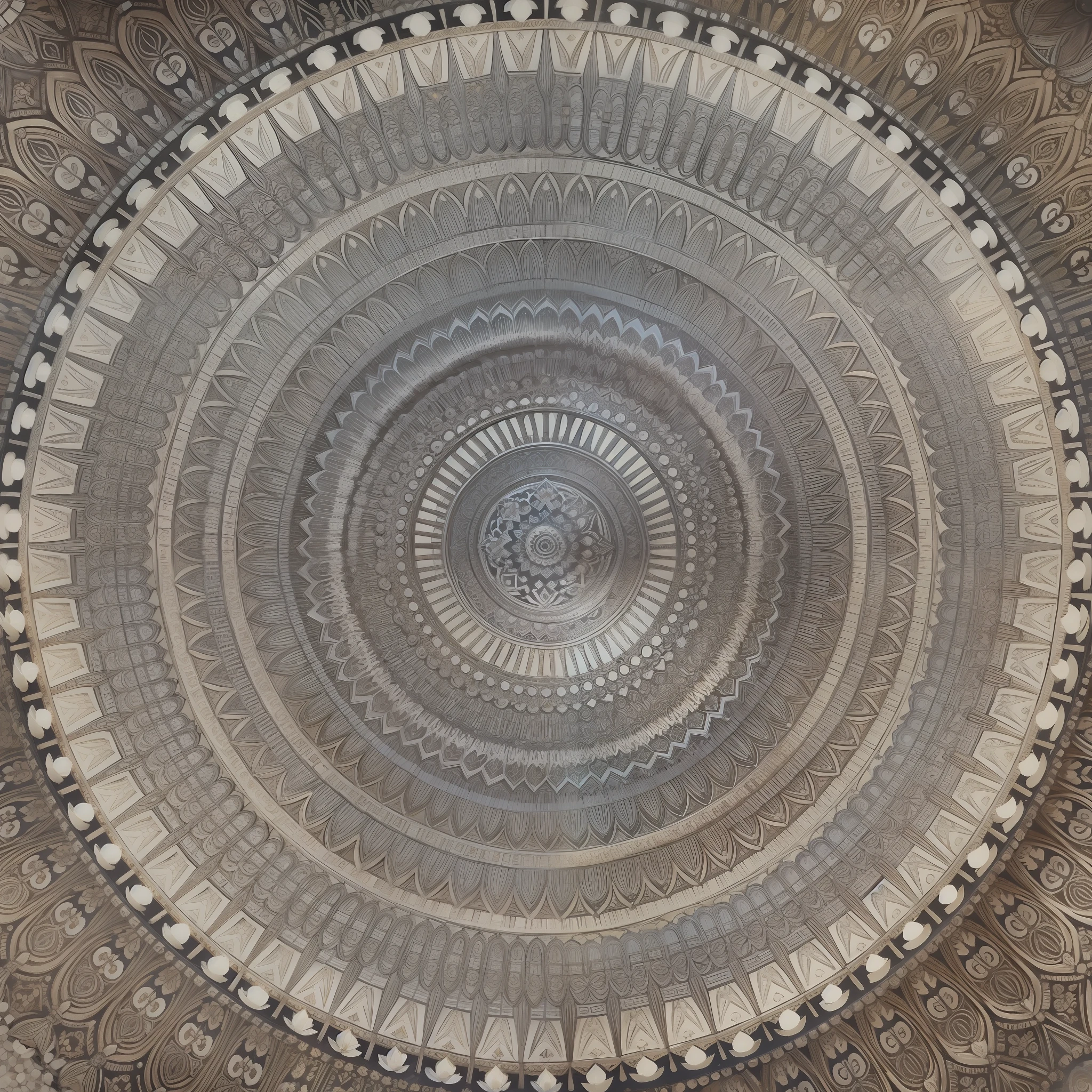 Uma mandala grega, mandala art of Stephen Meakin, espelhar horizontal, espelhar vertical, symmetr.