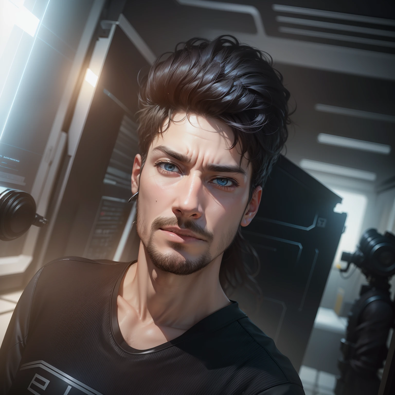 Change background cyberpun realistic face, 8k ultra realistic ,