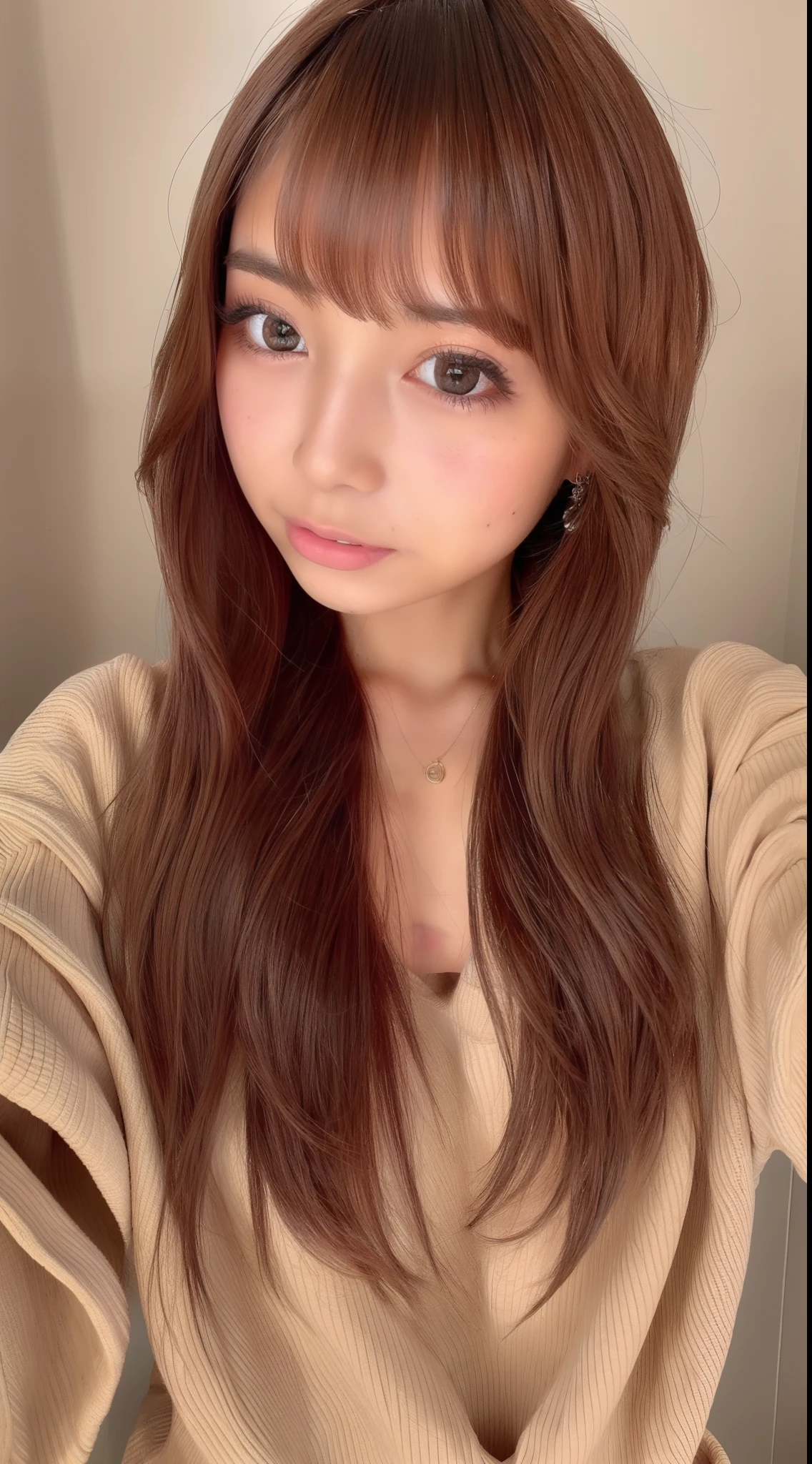 Wheat-toned skin、sun burn、Dark skin、Make your eyes more visible、put out the tongue、ahe face、full body Esbian、1girl in、With bangs、