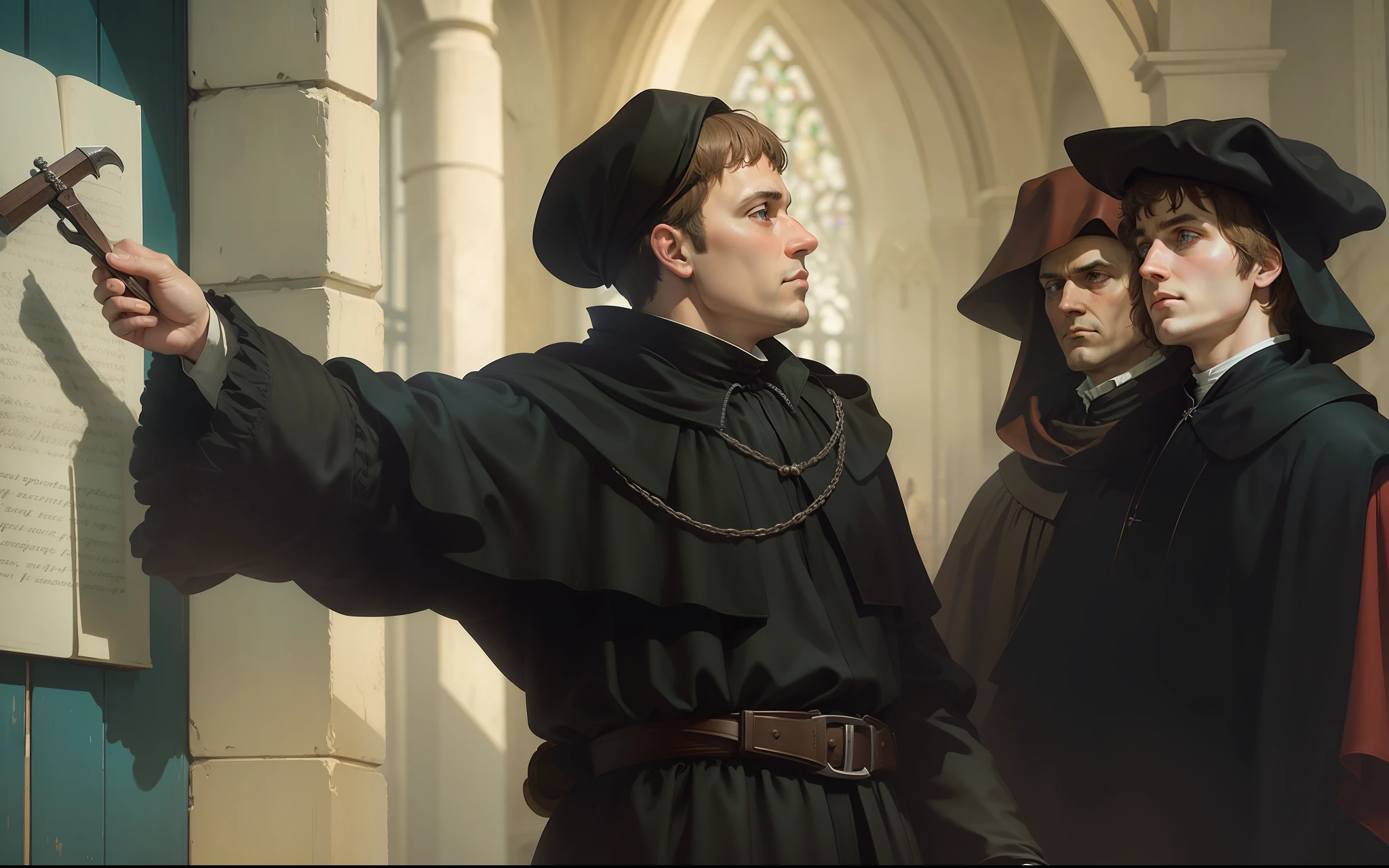 ultrarealistic image of martin luther