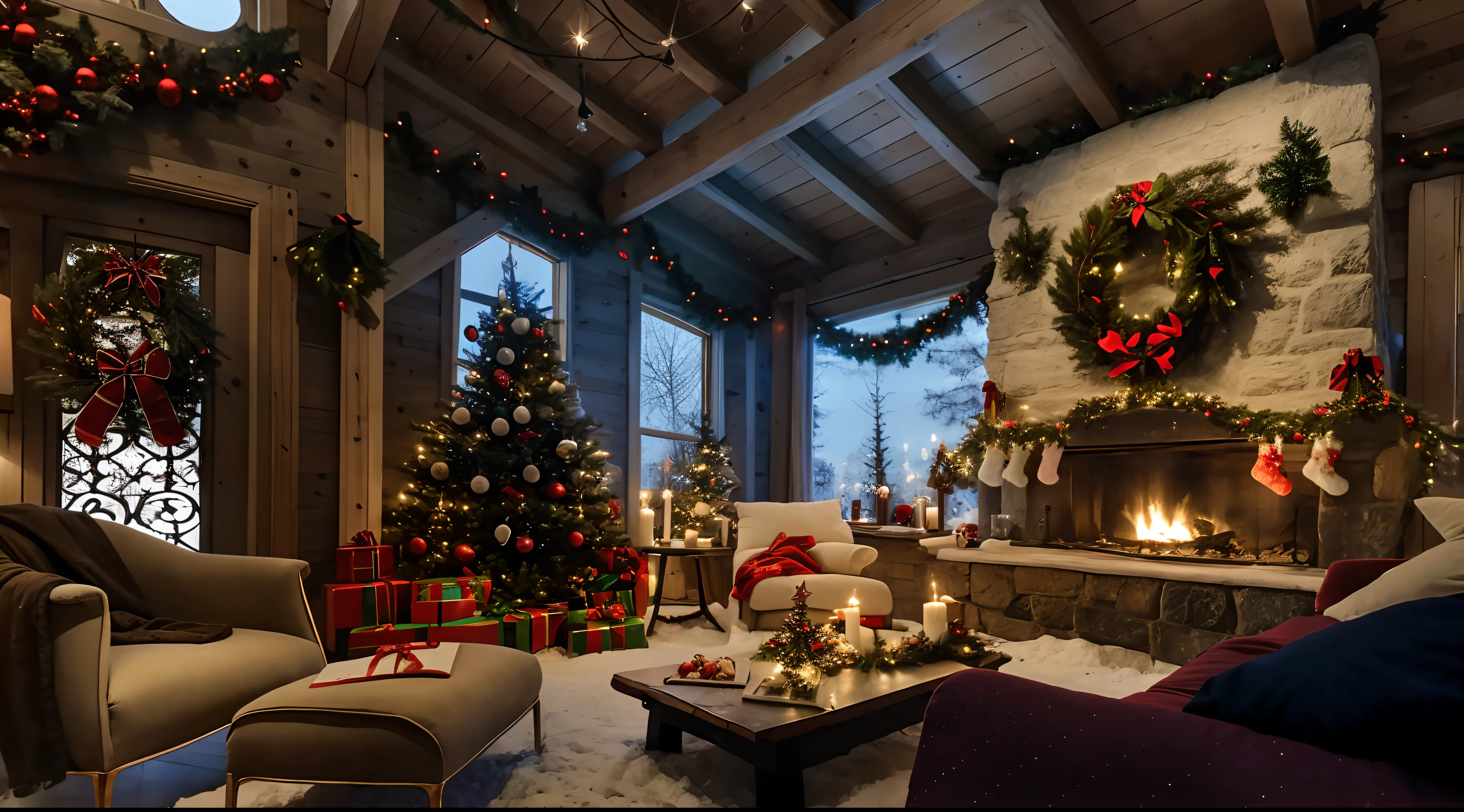 cozy christmas ambience