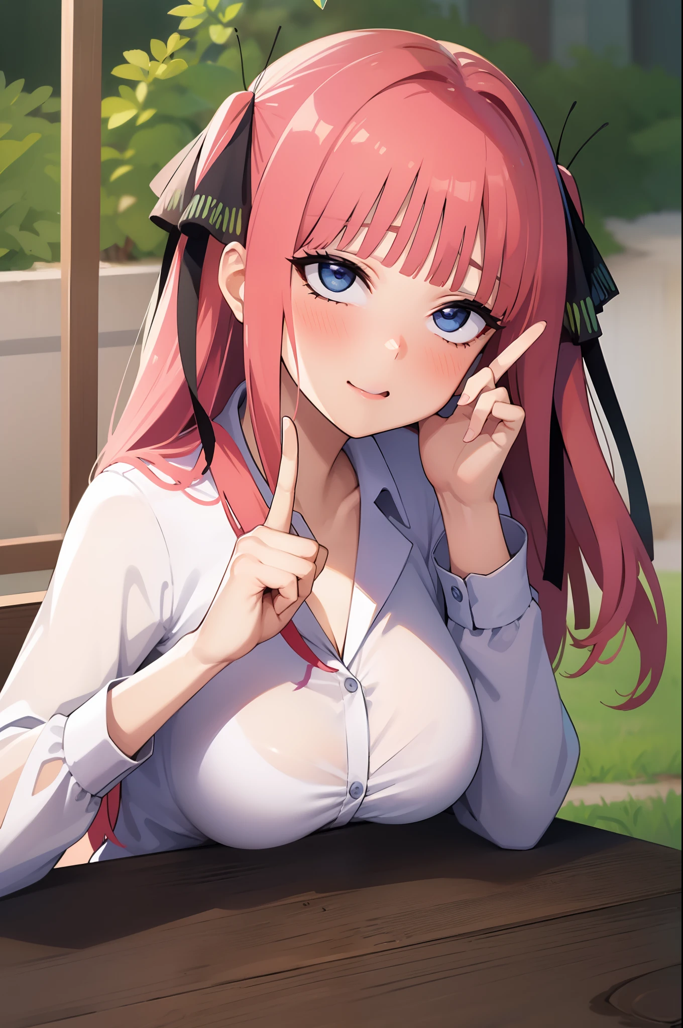 masterpiece,best quality,extremely detailed 8K wallpaper, 1girl,peace_sign,lying, cum in pussy, blush, ahegao, miya_ma