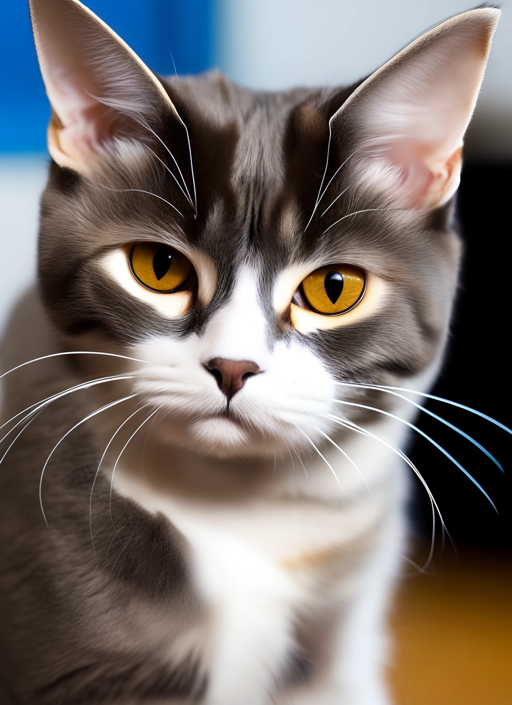 Cat looking weird