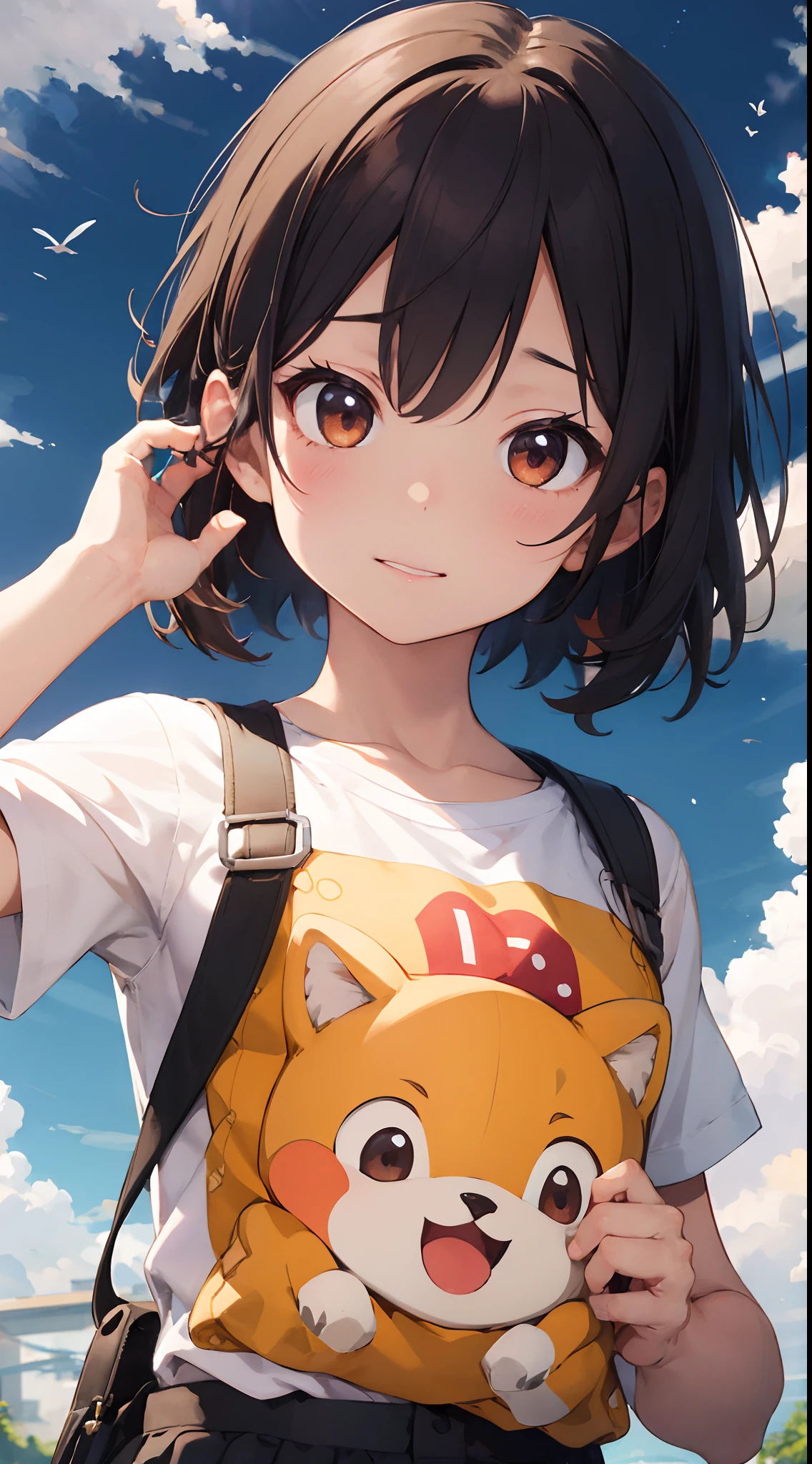 masterpiece、An ultra-high picture quality、ultra-quality、girl with、独奏、toddlers、Tiny、Painted in 16K wallpaper quality that fills the screen、An illustration that can be called a masterpiece Expressed in detailed depiction and intricate detail、Deep and three-dimensional backgrounds Backgrounds、Blur the background、