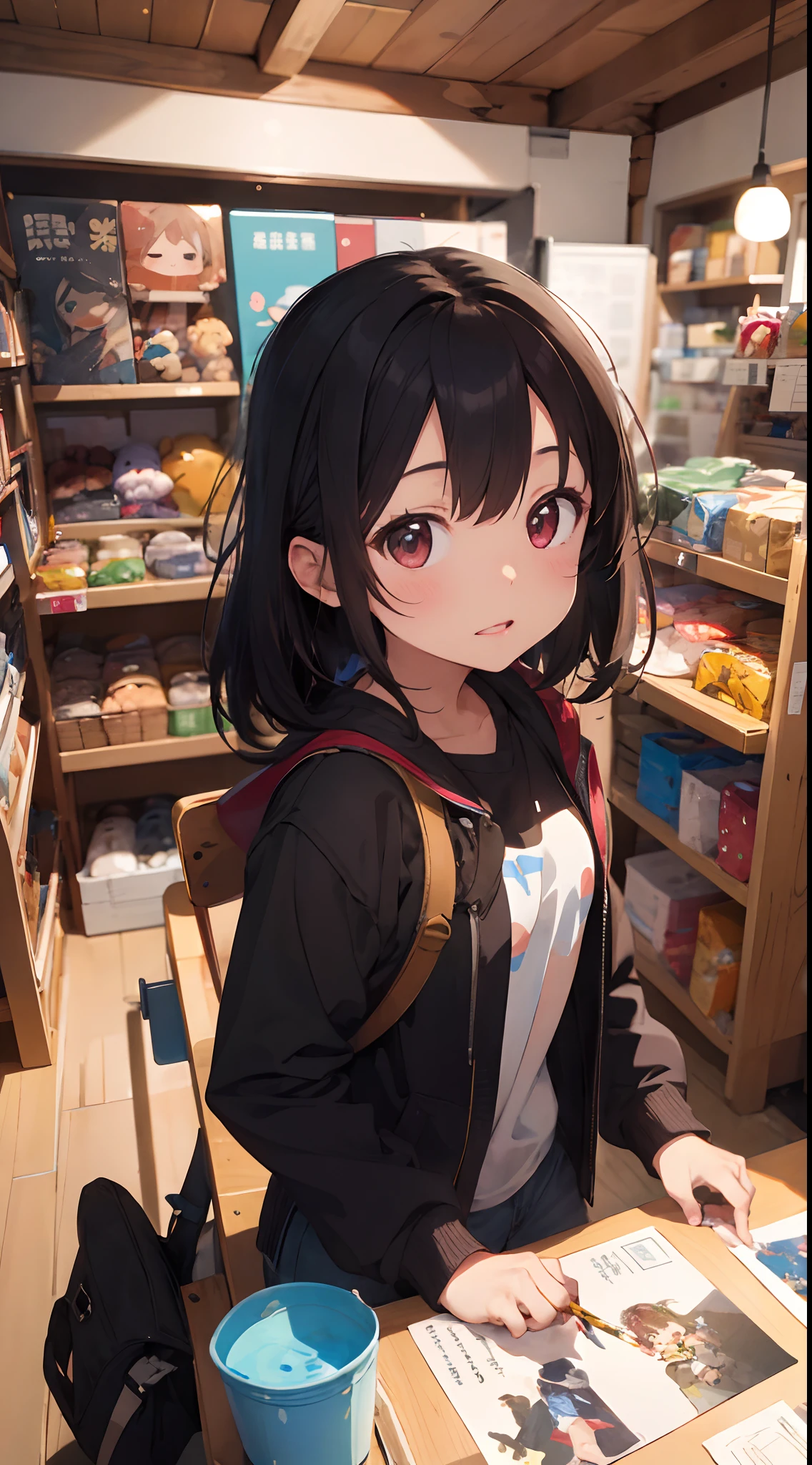 masterpiece、An ultra-high picture quality、ultra-quality、girl with、独奏、toddlers、Tiny、Painted in 16K wallpaper quality that fills the screen、An illustration that can be called a masterpiece Expressed in detailed depiction and intricate detail、Deep and three-dimensional backgrounds Backgrounds、Blur the background、