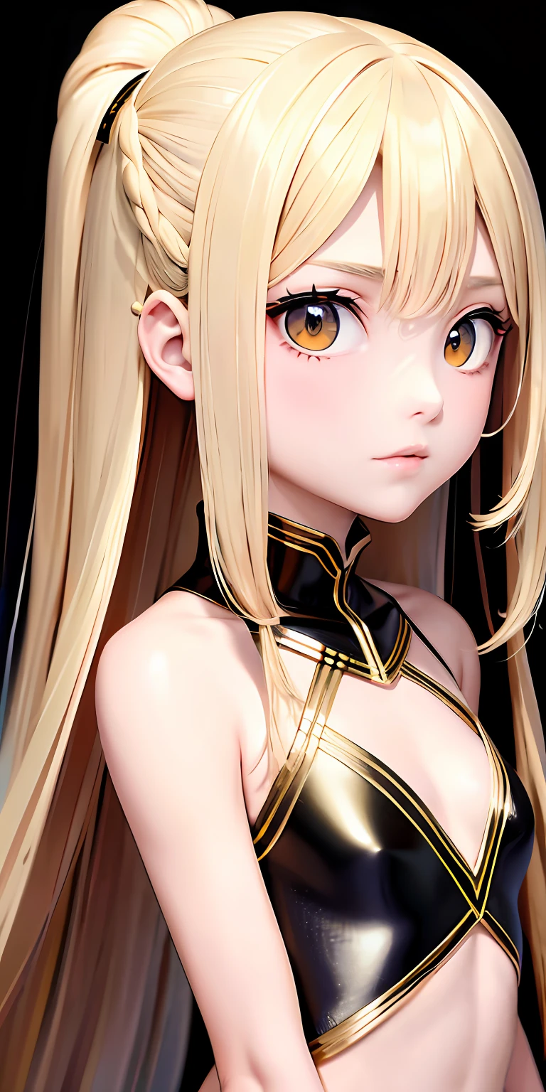 Need,tmasterpiece,whaite hair,Golden eyes,Look up,The upper part of the body,Hairline,Fair skin,SideBraid,swim wears