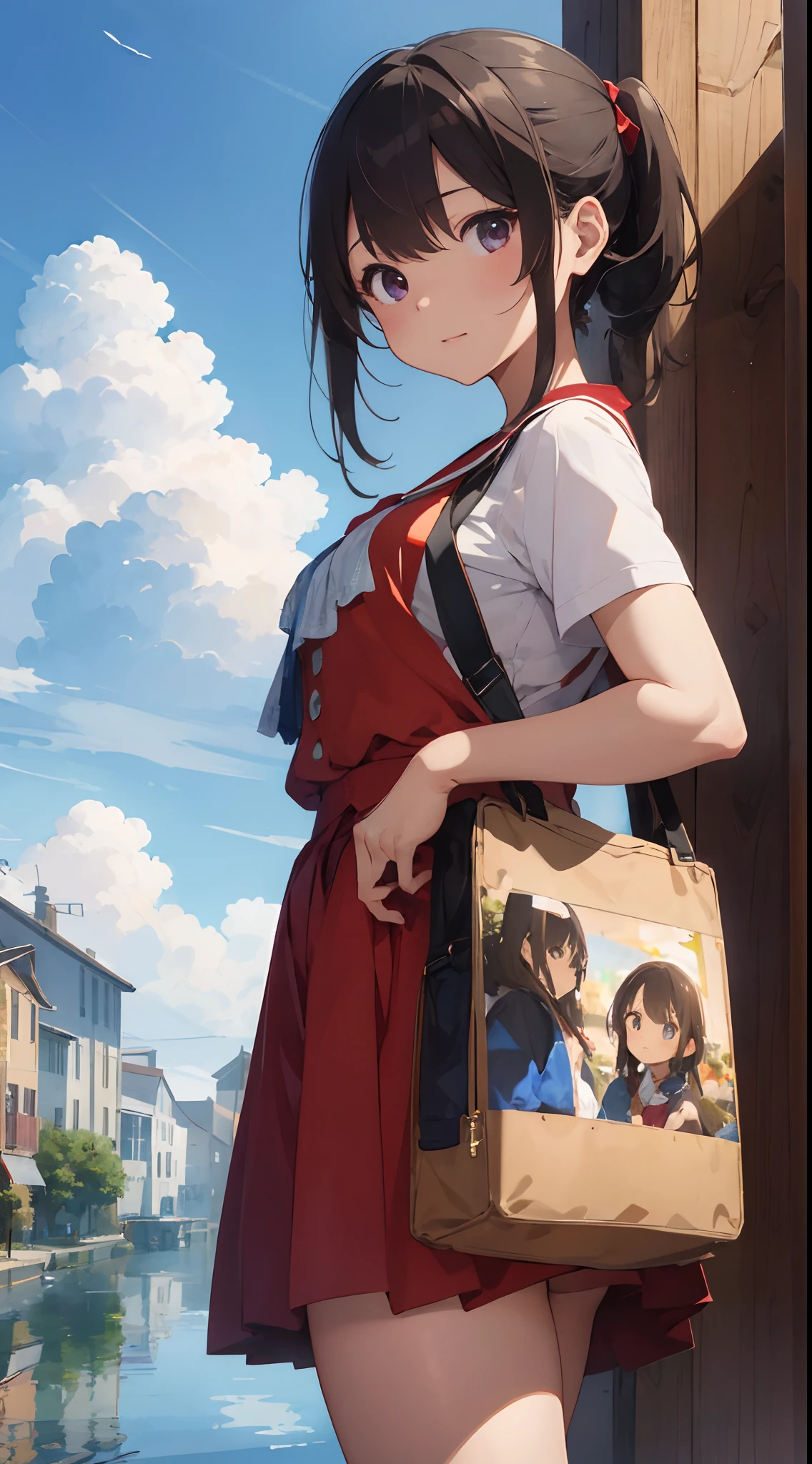masterpiece、An ultra-high picture quality、ultra-quality、girl with、独奏、Painted in 16K wallpaper quality that fills the screen、An illustration that can be called a masterpiece Expressed in detailed depiction and intricate detail、Deep and three-dimensional backgrounds Backgrounds、女優、17 age、