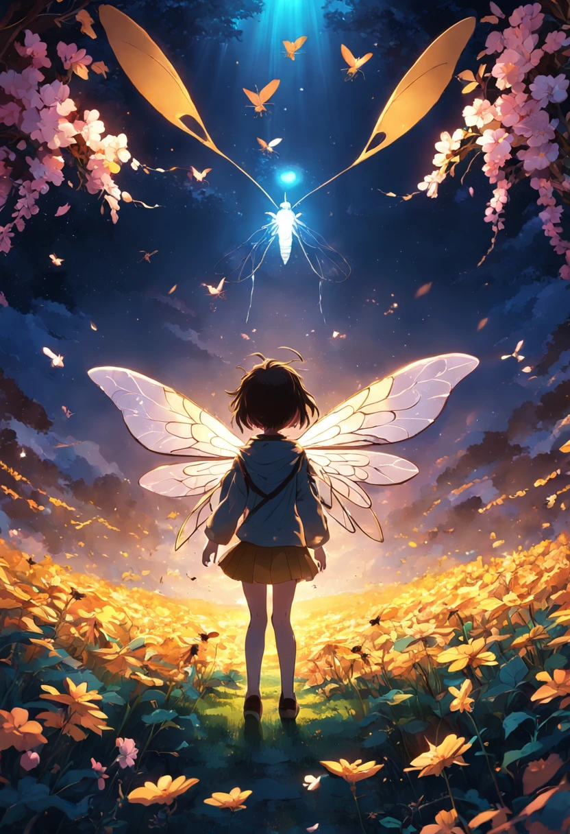 Kids 3D, With bee wings