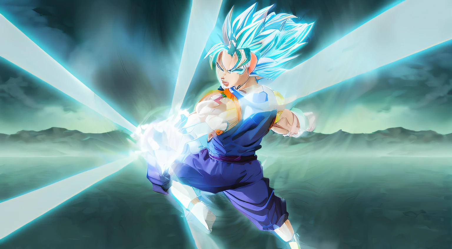 Dragon Ball Goku wallpaper Dragon Ball Goku wallpaper, Super Saiyan Blue, Super Saiyan, going super saiyan, Goku portrait, gogeta, portrait of goku, super sayan, Highly detailed portrait of Goku, super sayian goku, Super Saiyan Goku, with Vegeta hair, Fan art, Wukong, Vibrant fan art, dragon ball artstyle