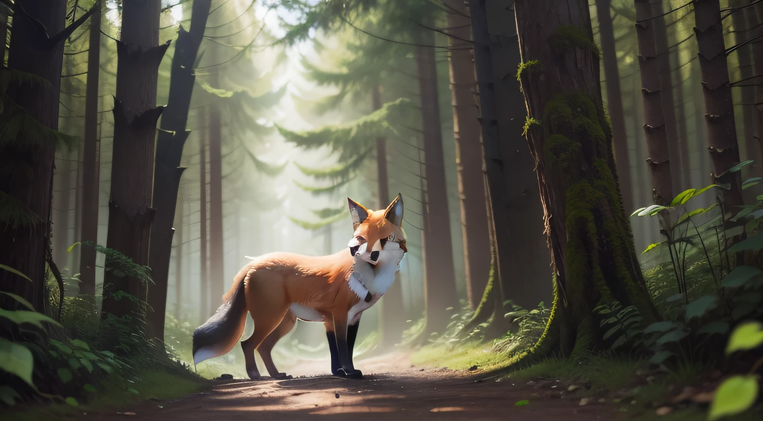 fox in the forest