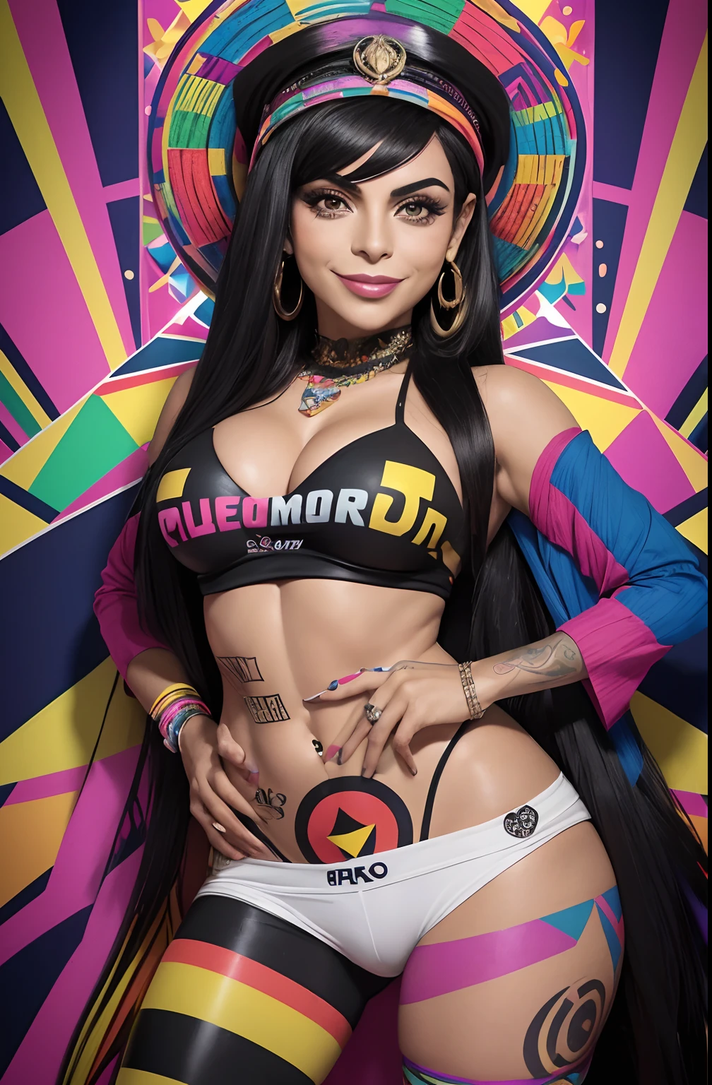 (Cleo Pires Ayrosa Galvão, SORRISO EDUARDO Kobra ,Romero Brito,The Filling Twins ,multidimensional geometric wall PORTRAIT, arte, Chibi,
Yang08k, lindo, Colouring,
Primary works, qualidade superior, melhor qualidade, Arte Oficial, Beautiful and Aesthetic, 512 k