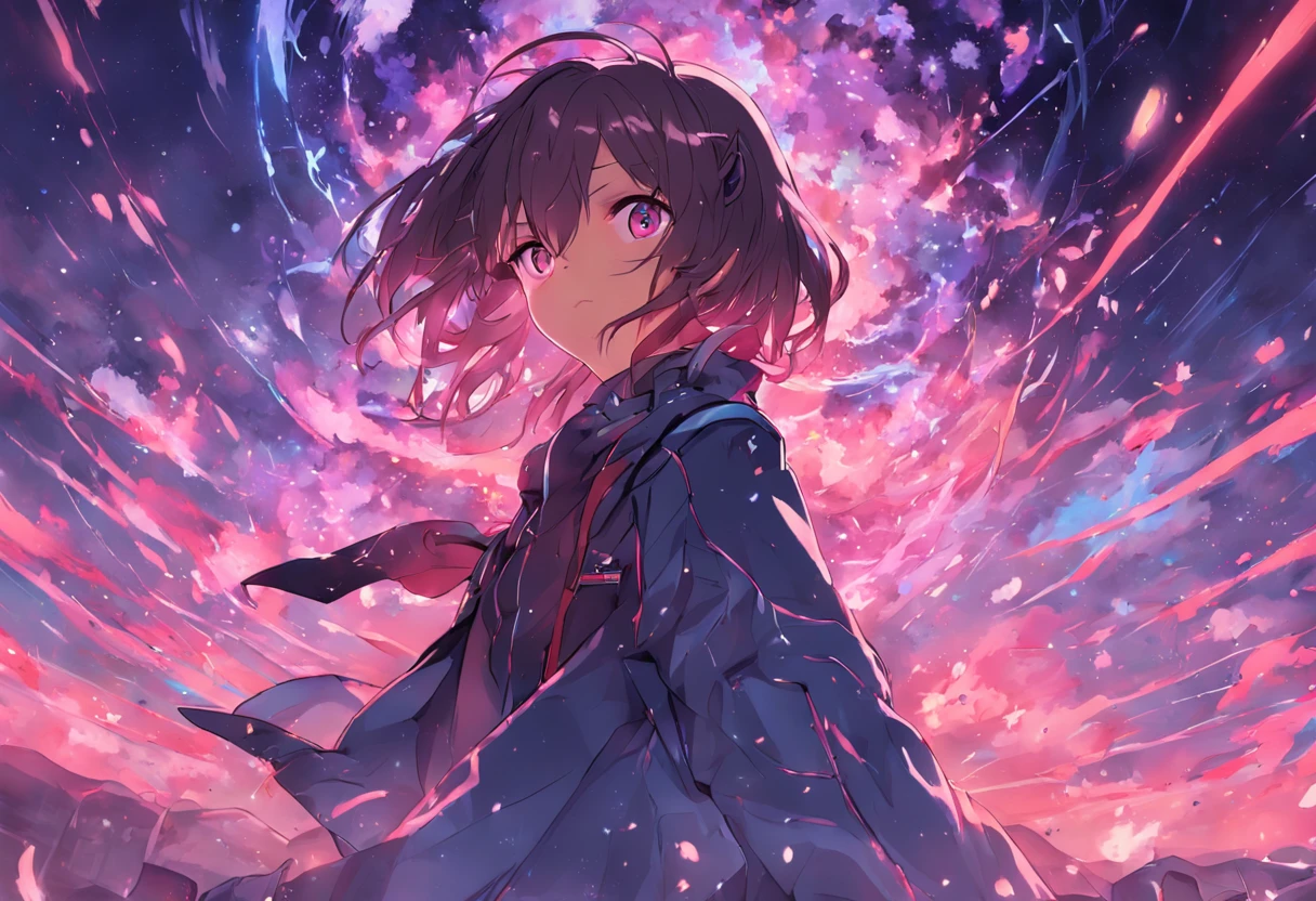 Video game player, futuristic backdrop, estilo anime combinado com desenho, ultra realista, 4k, olhar de asassino, cabelo topete, estilo dark