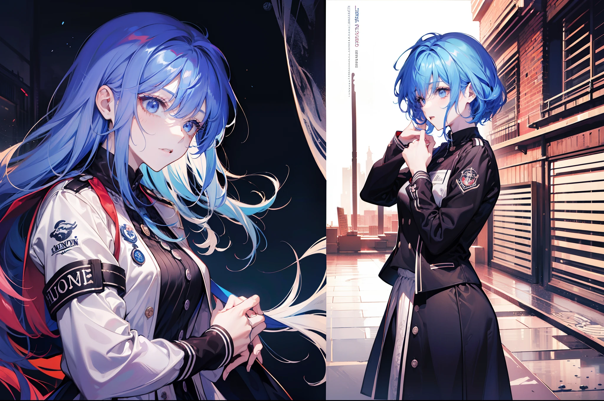 ((personaje de cabello rojo, con uniforme)) | ((estilo Twisted Wonderland)) | Yana Toboso