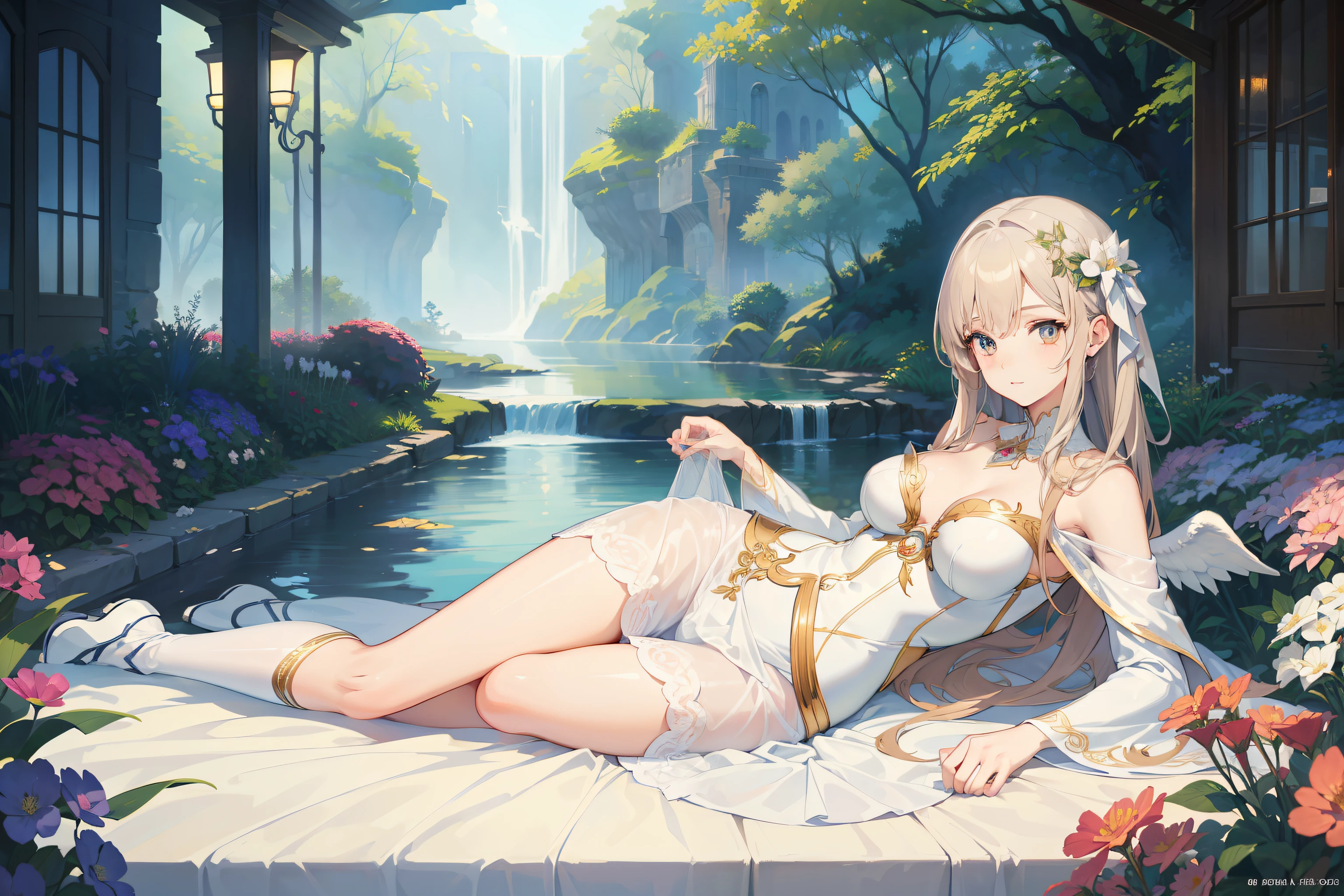 photo realistic, (masterpiece,best quality:1.4),(8k,raw photo,photo realistic:1.2), detailed skin, detailed face,1girl,Japanese idol,cute face, little girl, Not Safe for Work, (raw photo, photo realistic: 1.2),
ALL Nudity, nudi, (((NO panties))),nipples, pussy, anal, (((No cloth))) ^_^, happy, smile ,medium bob, (((sitting spread legs))), blonde hair, ((wavy hair)), long hair, little girl, child, 12 yo, lace hairband, Flat chest, beautiful legs, beautiful hands,
yumekawa,yumekawaii,pastel color,(wonderland garden:1.3),rainbow waterfall,dripping ink,imagination,(Castle:1.4)