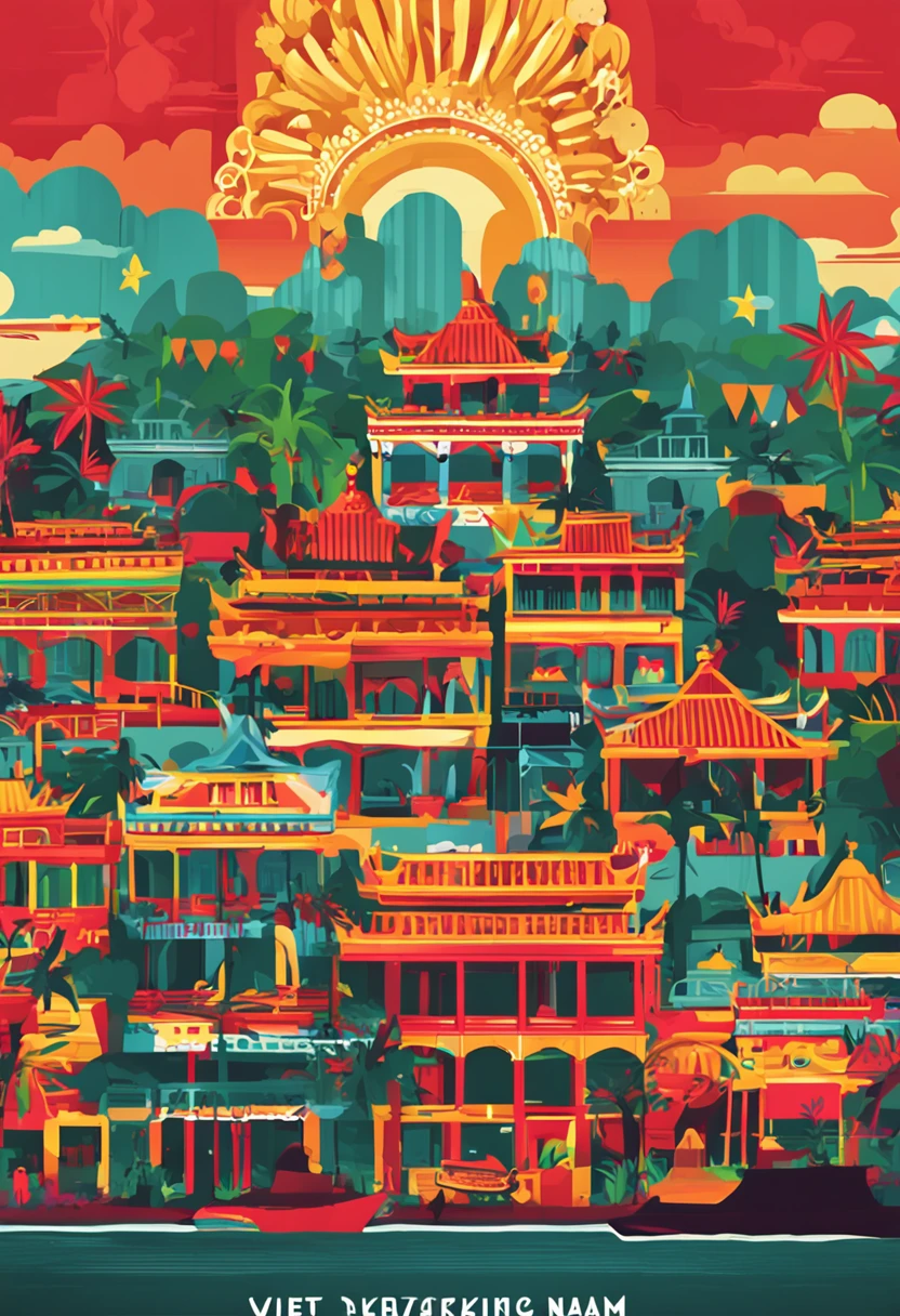 Viet Nam Travel Poster
