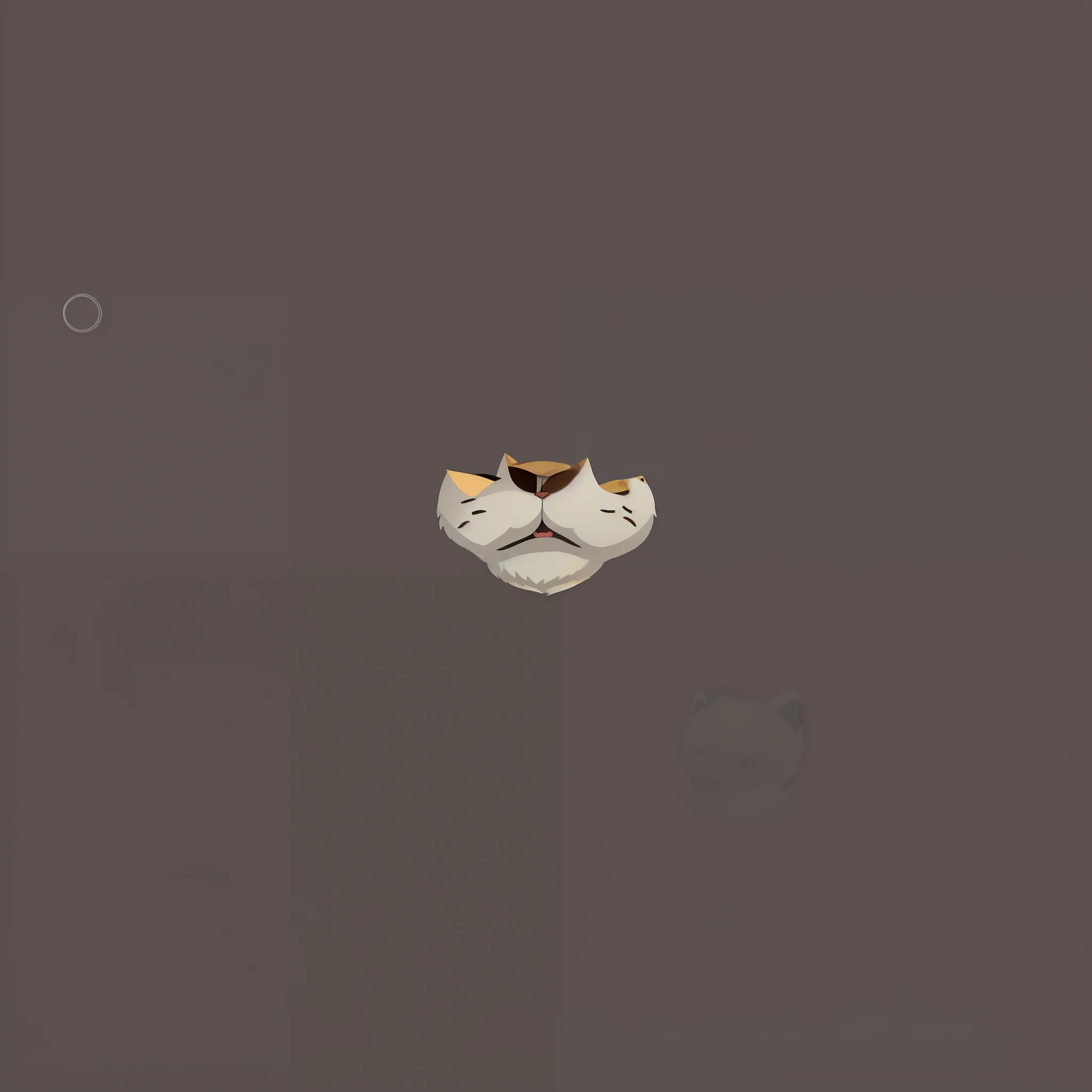There is a cat with a heart in his chest sitting on a plate, papel de parede minimalista, quanto ele faz, cat head, the cat is smiling, Nariz bonito, rosto de animal, com nariz pequeno, tiny cute nose, nariz de animal, papel de parede do iphone, face do rato, illustration of a cat, estilo minimalista dos desenhos animados, nariz de rato, minimal art, a cat is smiling, fundo do iphone