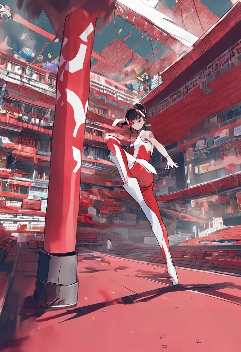 s girl bloomer japanes gymnastic suit a navel red eyes