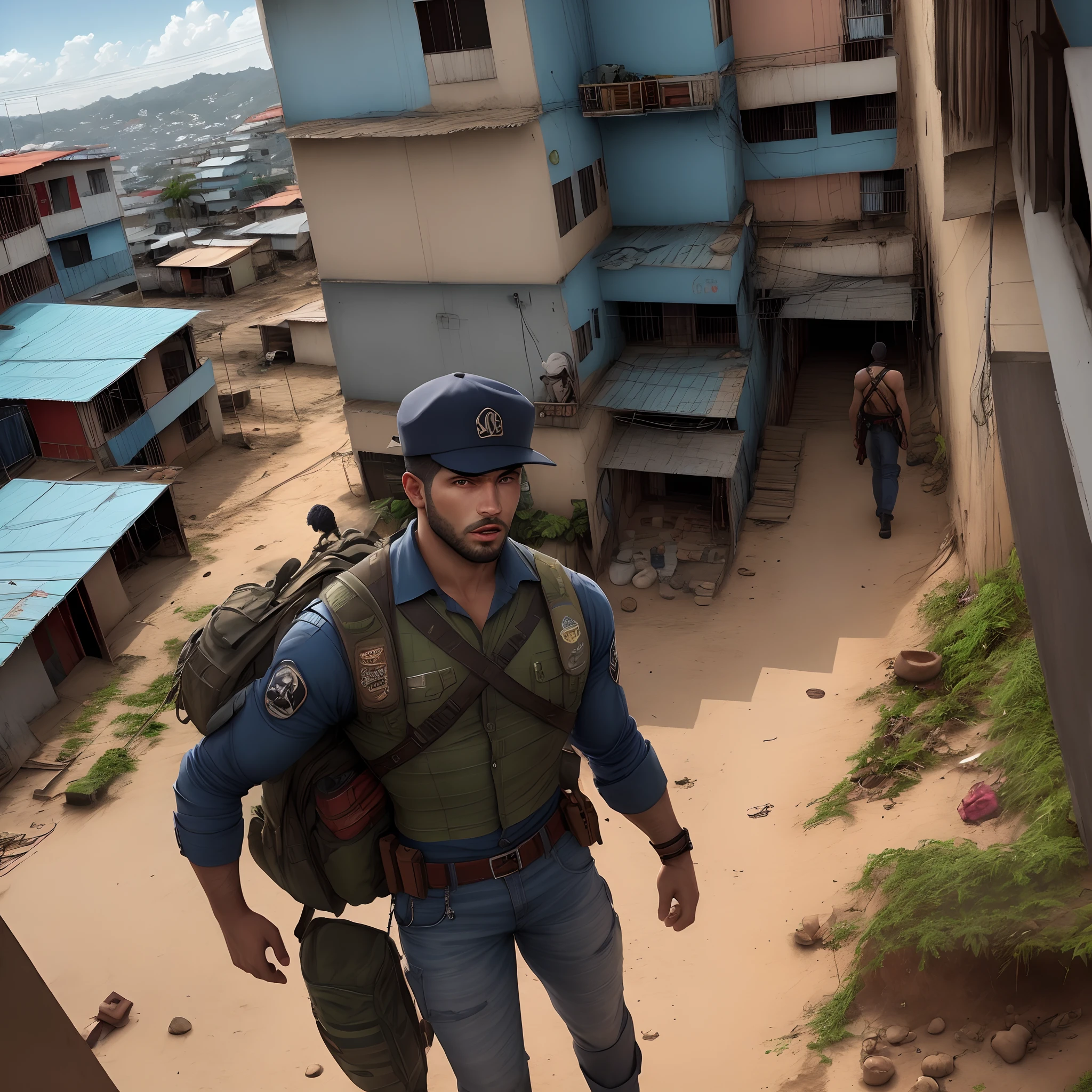 Favela com homens armados