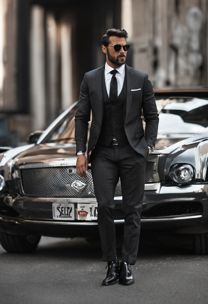 arafed man in a white shirt and black pants standing in a room, roupas sob medida, grey pants and black dress shoes, apelo masculino alta moda, traje formal, Homem magro com pele negra, careca, Macho bonito, male proportions, bonito e elegante, black suit pants, modelo masculino, modelo posando, with a business suit on, bonito e atraente