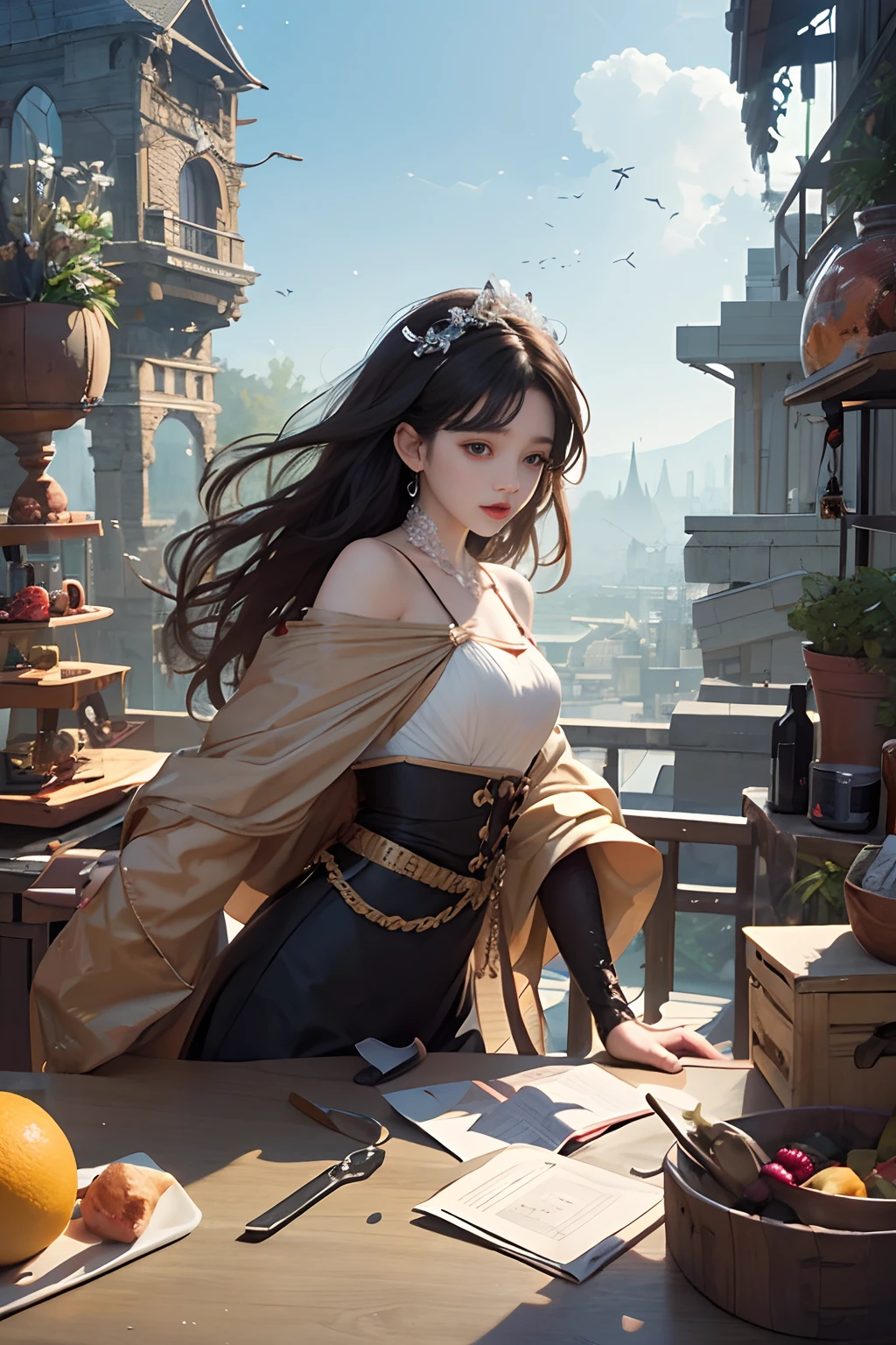 Cool illustrations inspired by NFT art、Brighten the background、Fantastical、hiquality、PureErosFace_V1:0.8