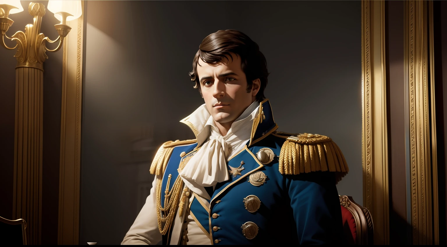 extremamente detalhado CG unidade 8k papel de parede,quality mastic, Excellent lighting,melhor sombra. Napoleon Bonaparte. prompt=format(pt),