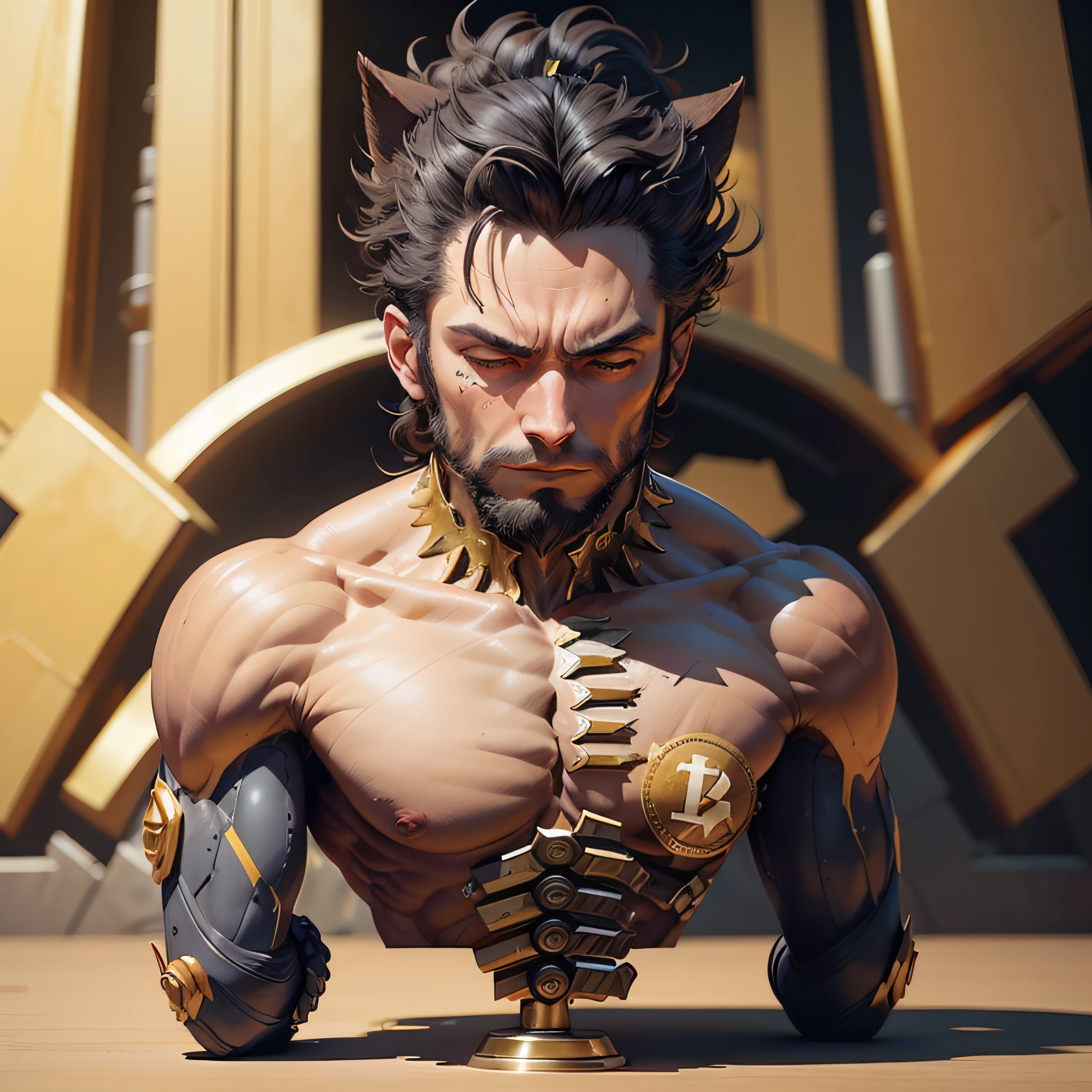 (Foto RAW, melhor qualidade), (Realistic, foto fotorrealista: 1.3), melhor qualidade, altamente detalhado, master part, ultra detalhado, illustration, wolverine uniforme amarelo com mascara como nos desenhos corpo extremamente musculoso cena de batalha , mascular, detailed high in the muscles, background should be epic, olhar perfeito, parte superior do corpo, alto detalhe no vestido, rais e fogo , melhor qualidade, extremamente detalhado CG unificado 8k wallpaper, tinta, Amazing, olhar, retrato, fechar para cima (textura da pele), intrinsecamente detalhado, detalhes finos, hiperdetalhado anime manga marvel 4k 8k