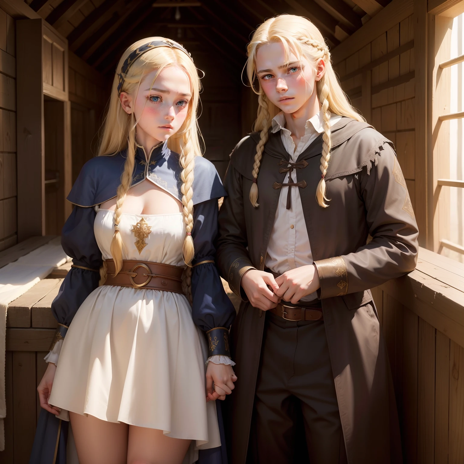 Medieval Russia、Rural areas、Beautiful girl in serfdom、Sexual assault by the son of a nobleman、((fullnude))、ripped clothing、Braids、a blond、In the barn、Bloody、Livestock barns、ar old、One girl、Bitterly raped by a young nobleman、Ripped clothes、Unfortunate girl abandoned by her parents、ragged clothes、Trampled on the feet by the son of a nobleman、Spreading the crotch、Anatomically correct body、big butts、Sweating all over the body、